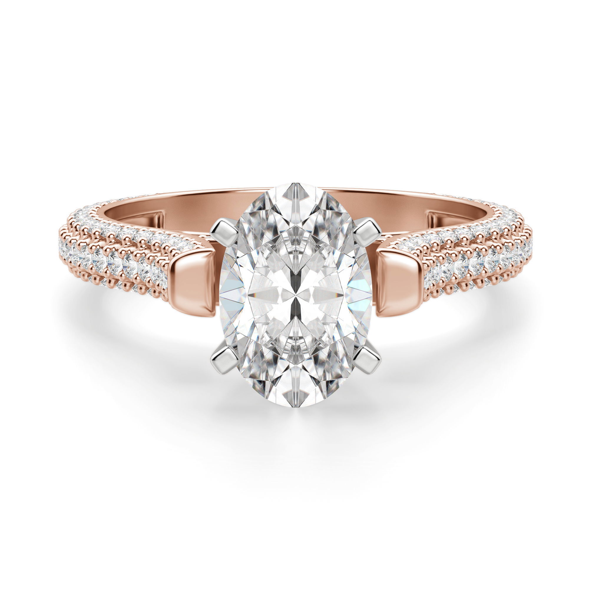 Seine Oval Cut Engagement Ring