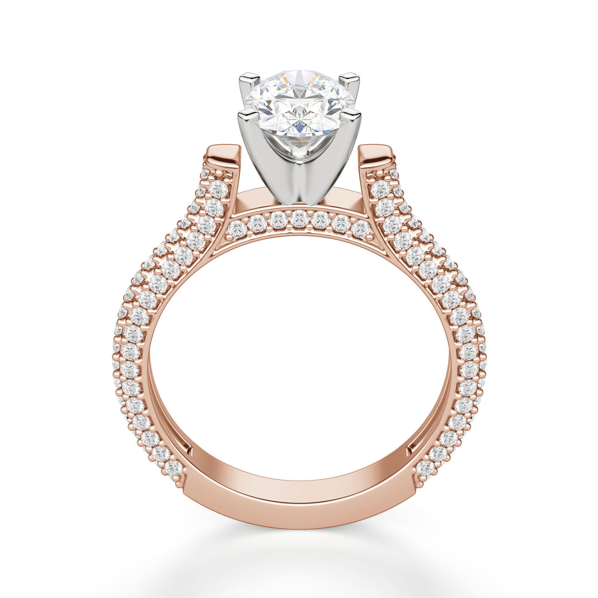 Seine Oval Cut Engagement Ring