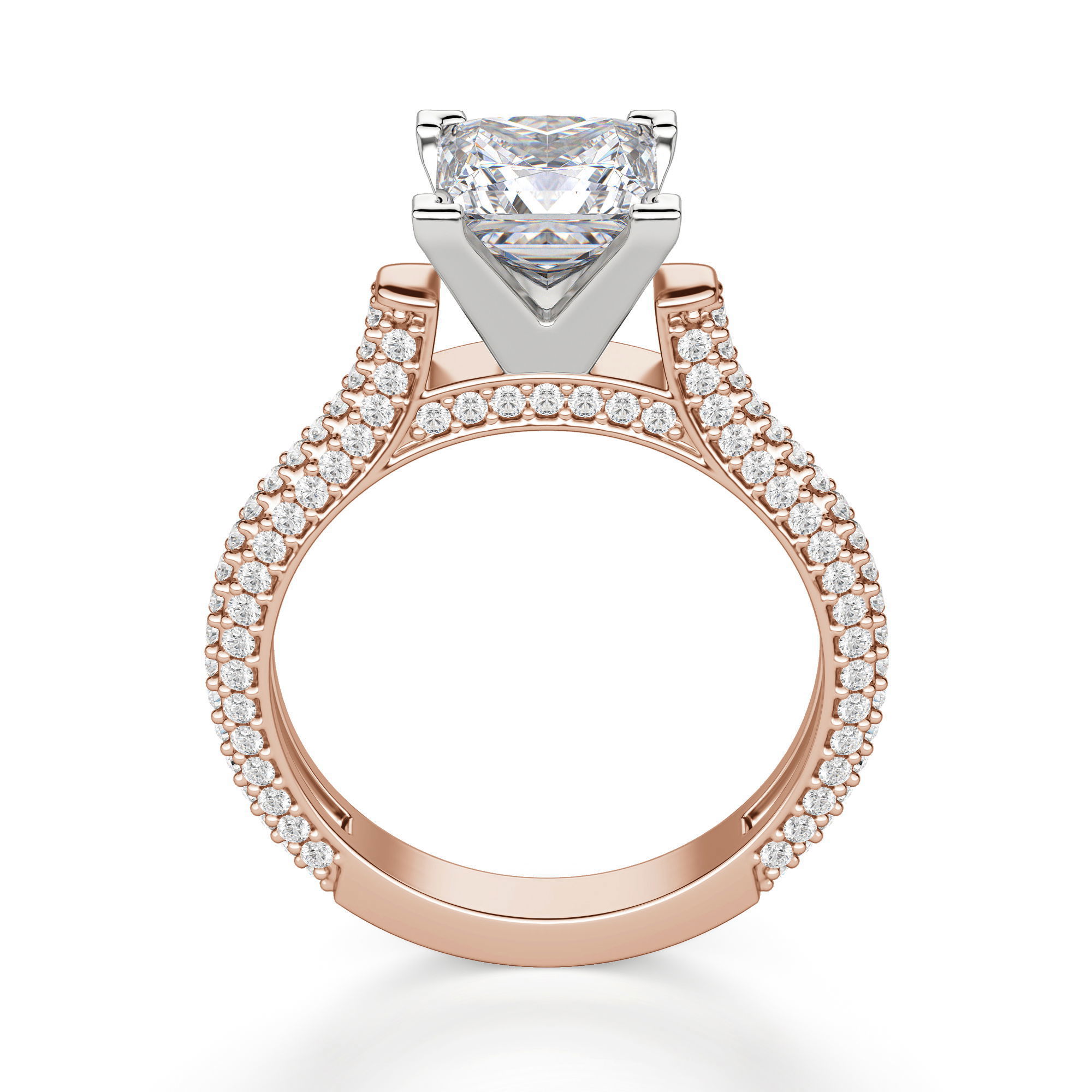 Seine Princess Cut Engagement Ring