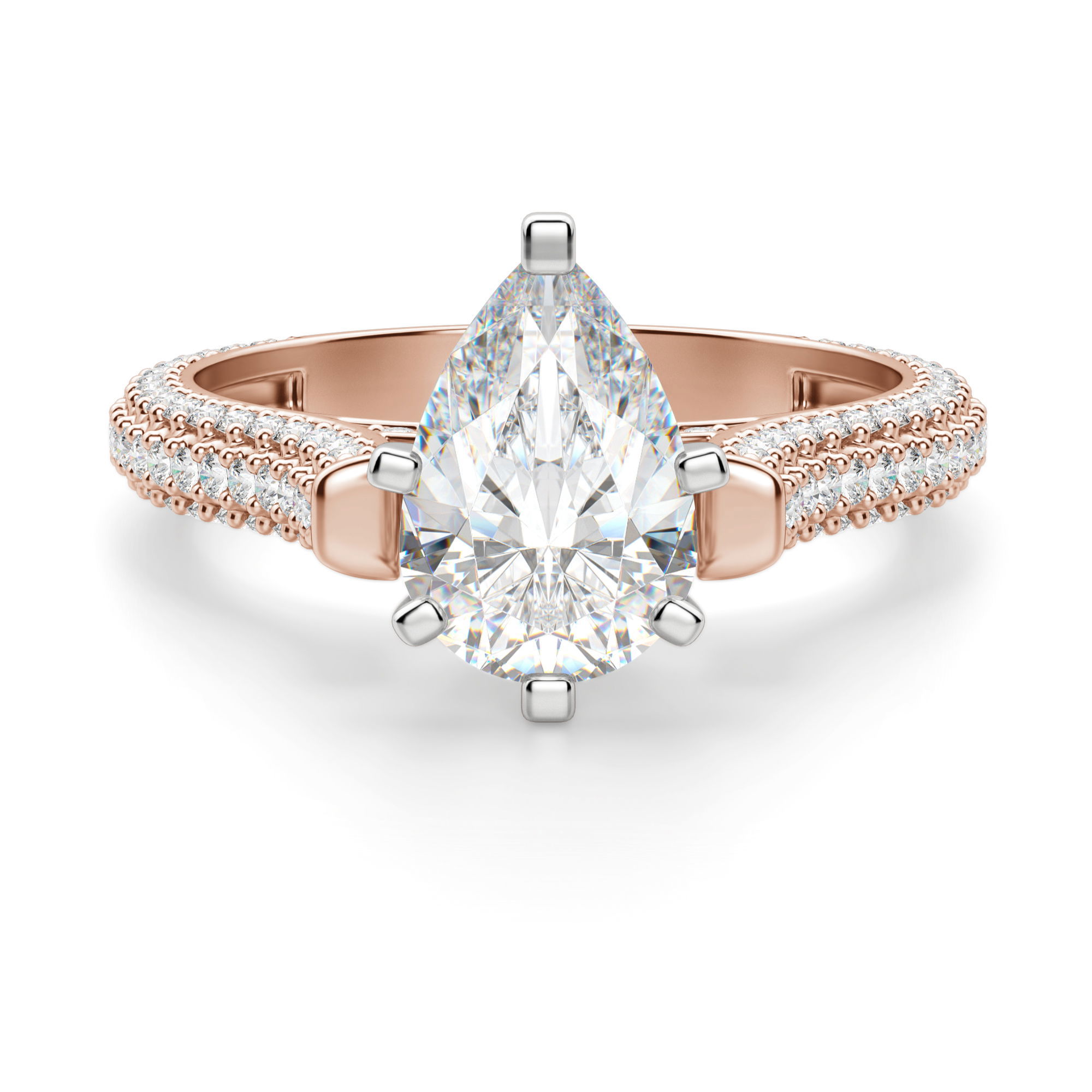 Seine Pear Cut Engagement Ring