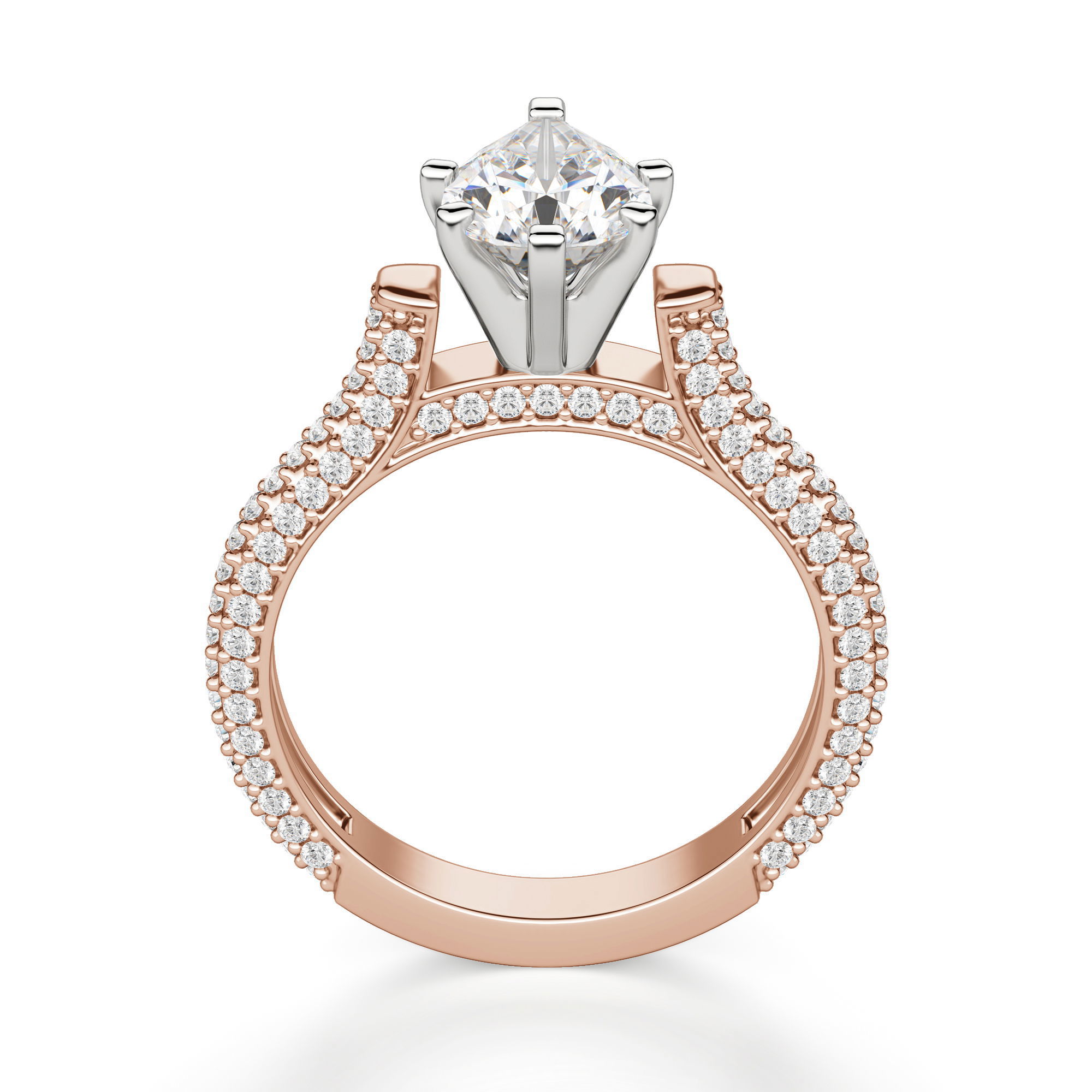 Seine Pear Cut Engagement Ring
