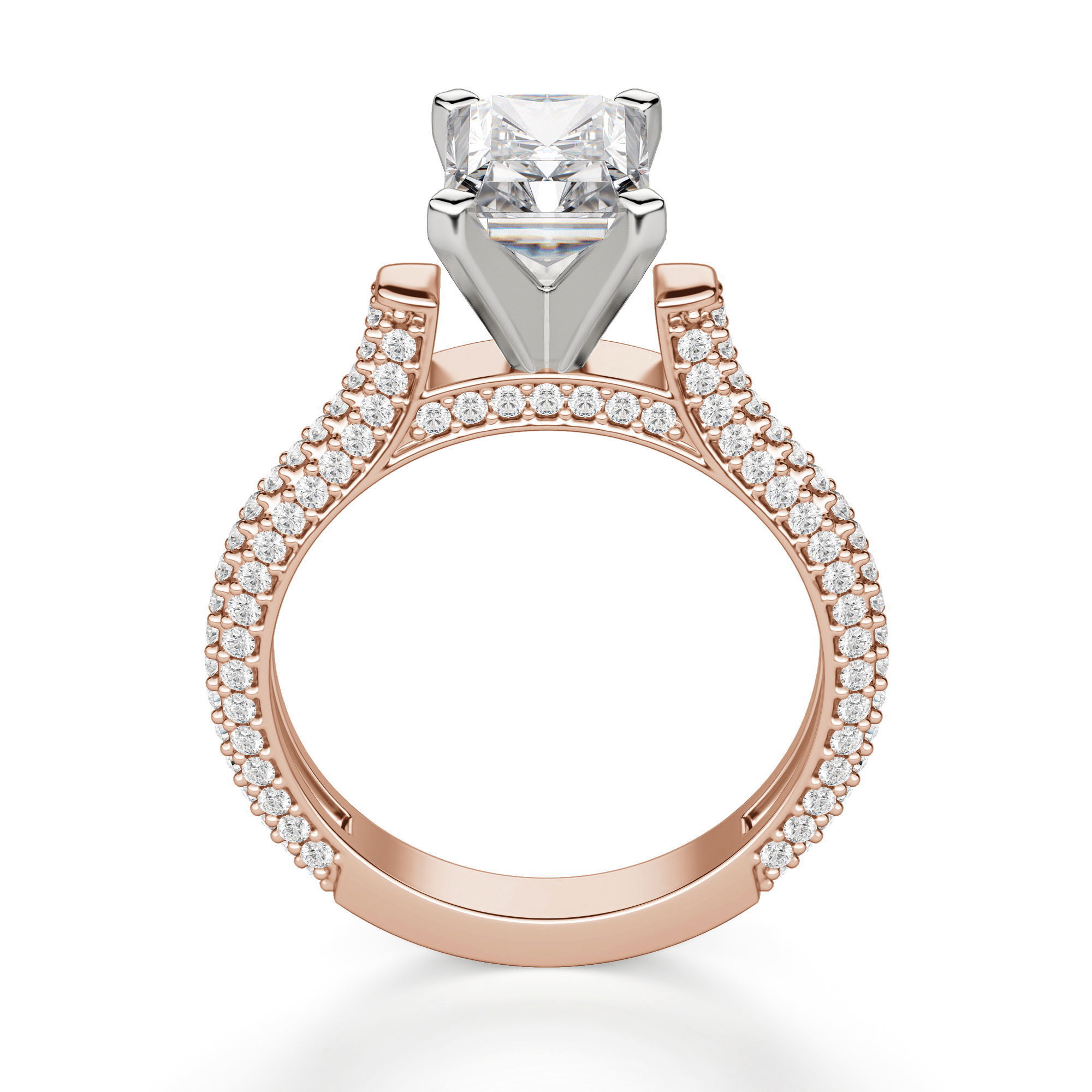 Seine Radiant Cut Engagement Ring