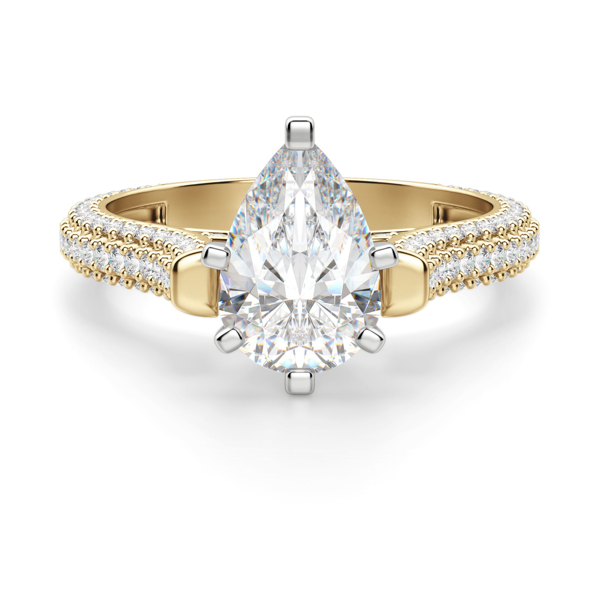 Seine Pear Cut Engagement Ring