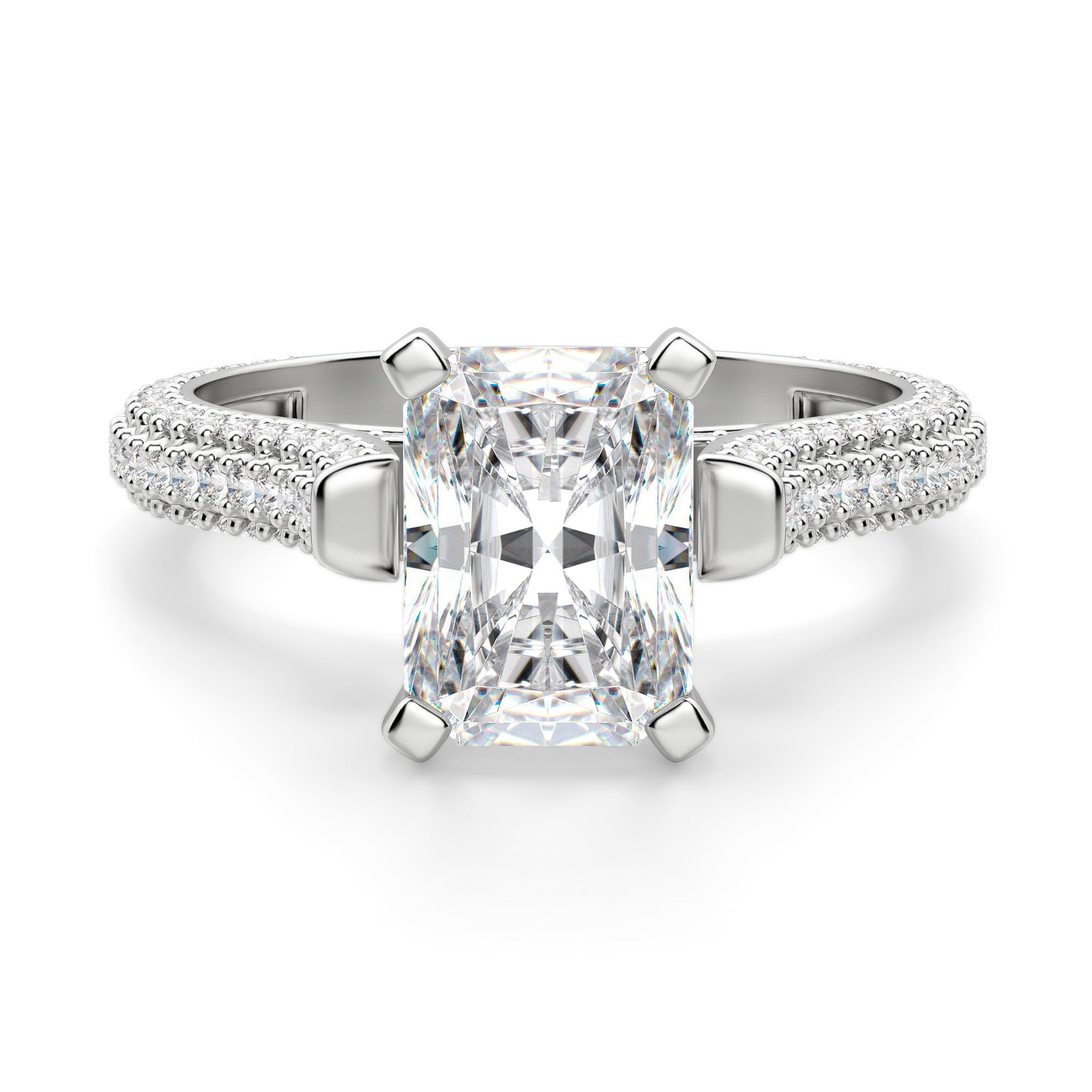 Seine Radiant Cut Engagement Ring