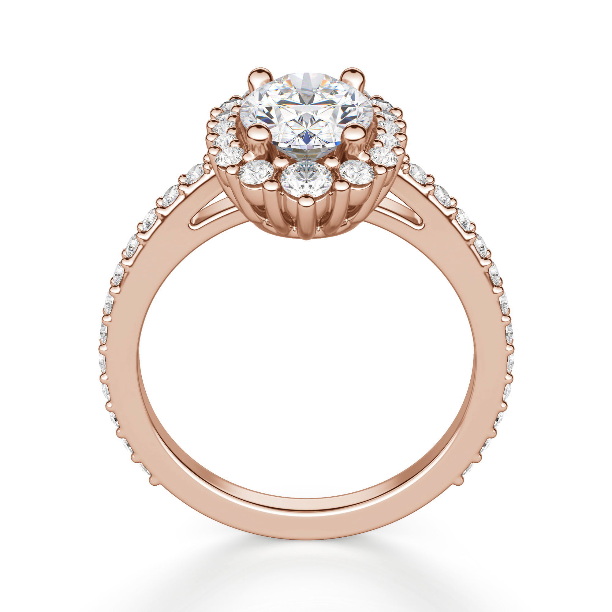 Barcelona Oval Cut Engagement Ring