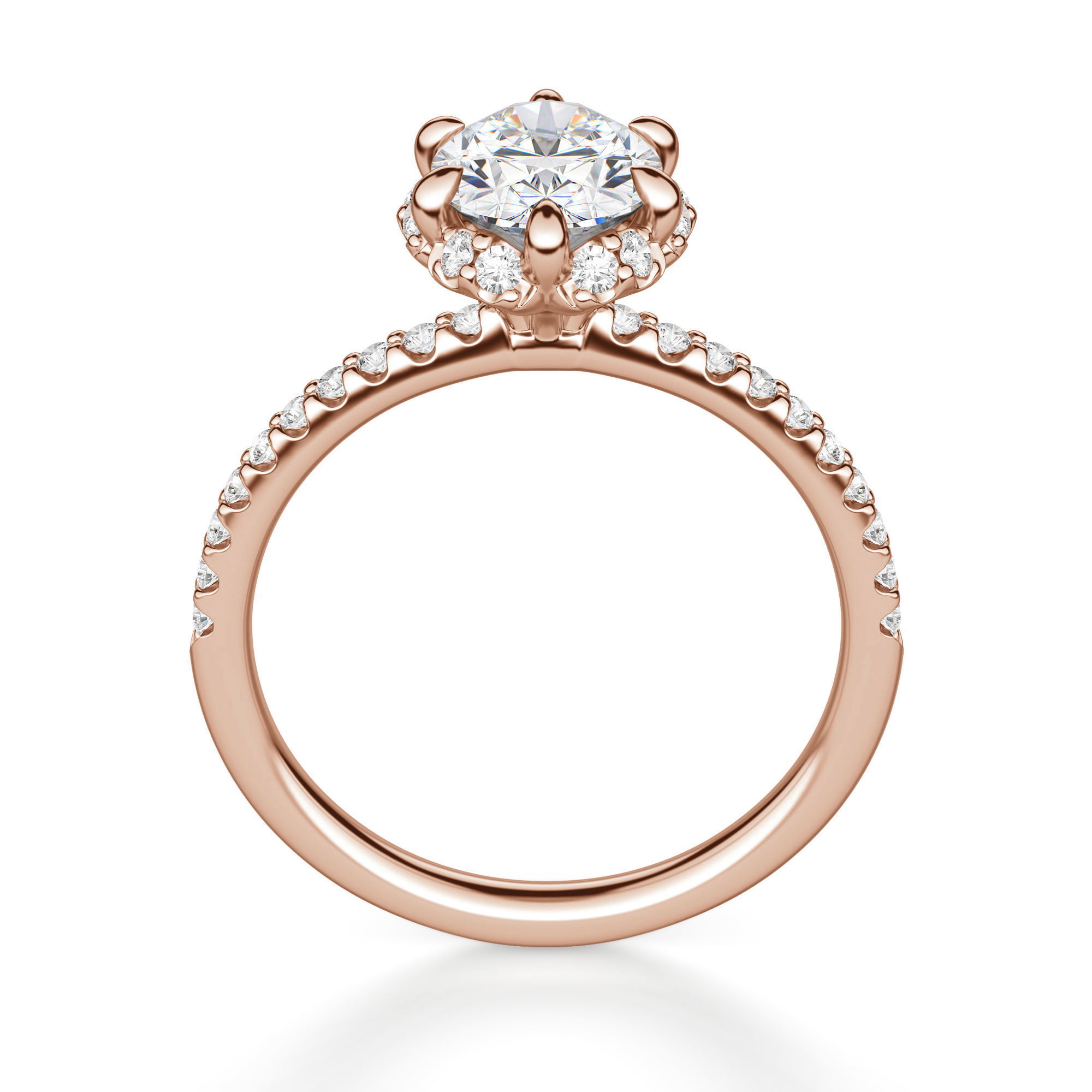 Novara Oval Cut Engagement Ring