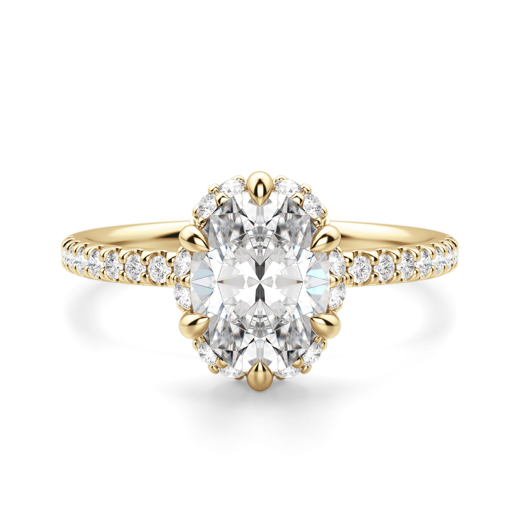 Novara Oval Cut Engagement Ring
