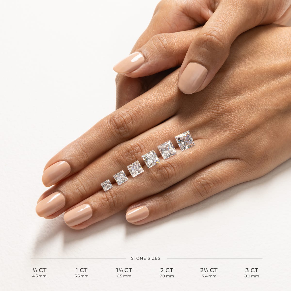 Abigail Princess Cut Engagement Ring