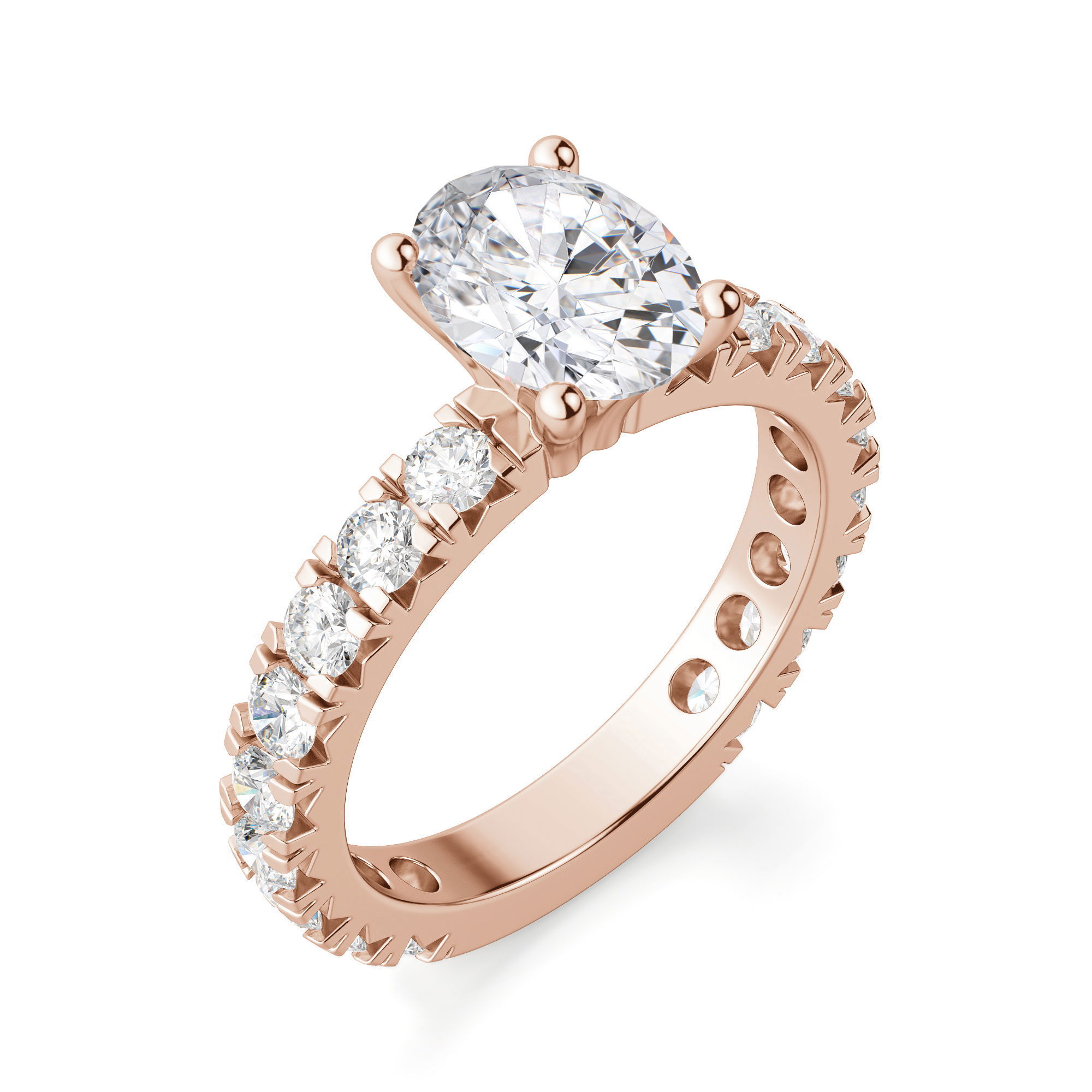 Gwyneth Oval Cut Engagement Ring