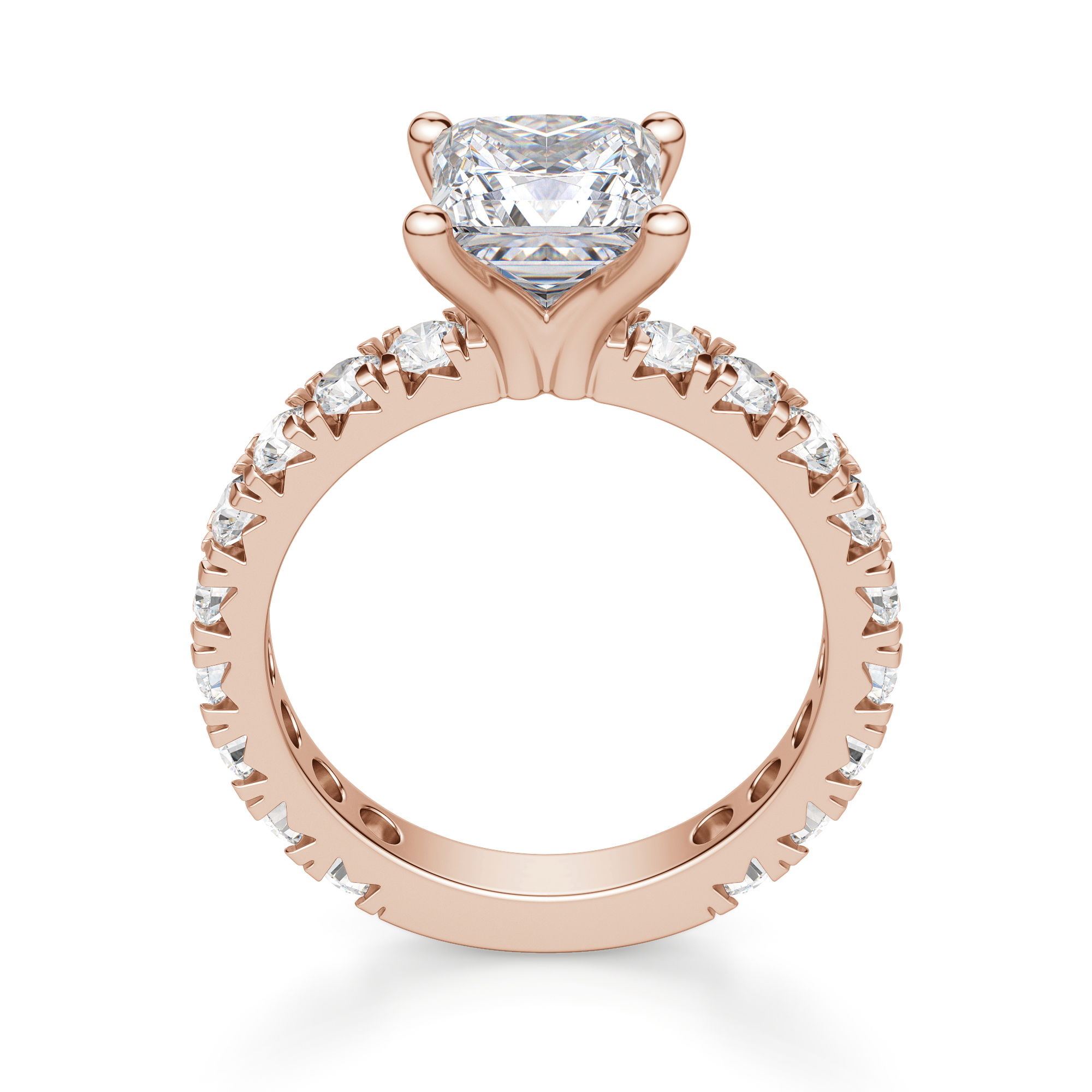 Gwyneth Princess Cut Engagement Ring