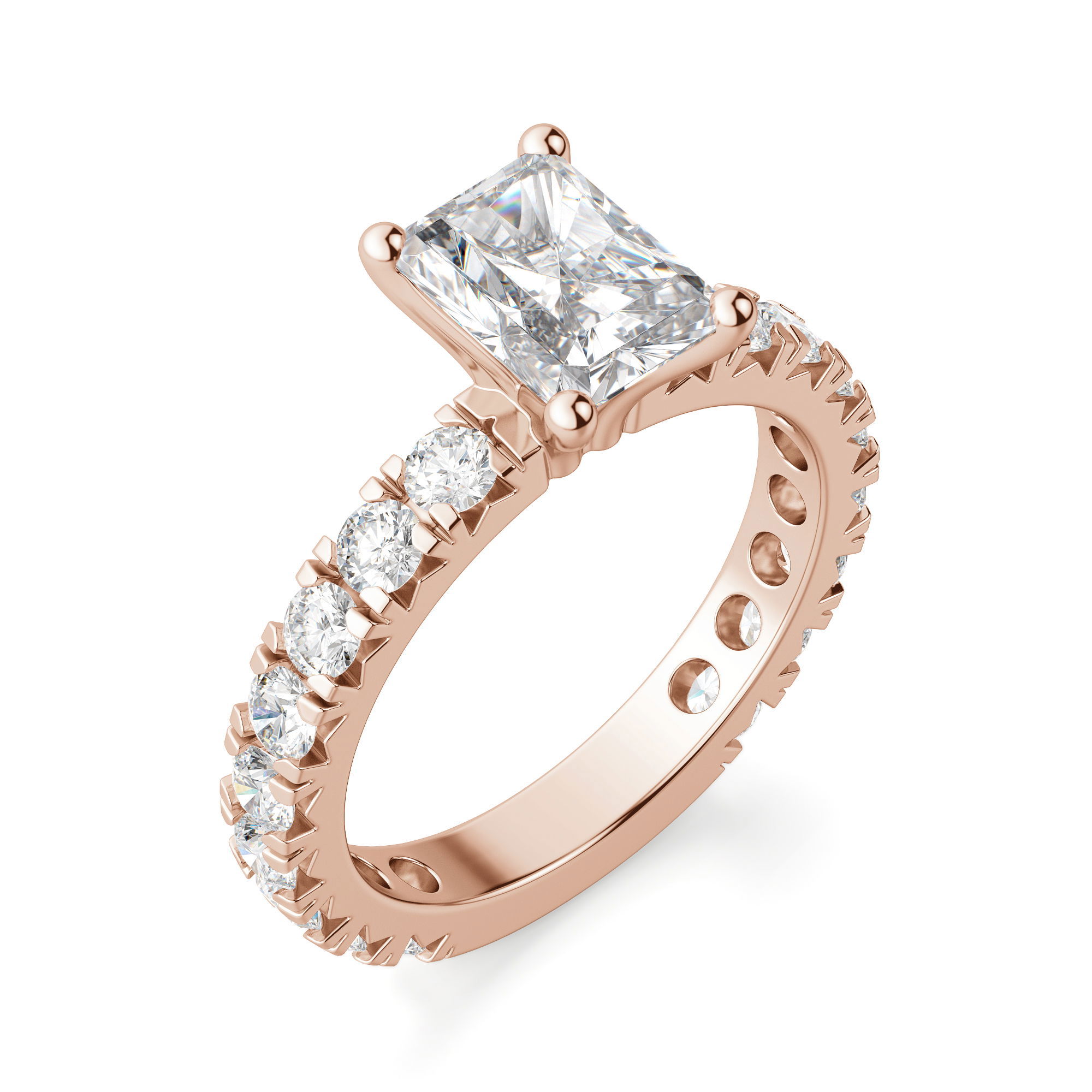 Gwyneth Radiant Cut Engagement Ring
