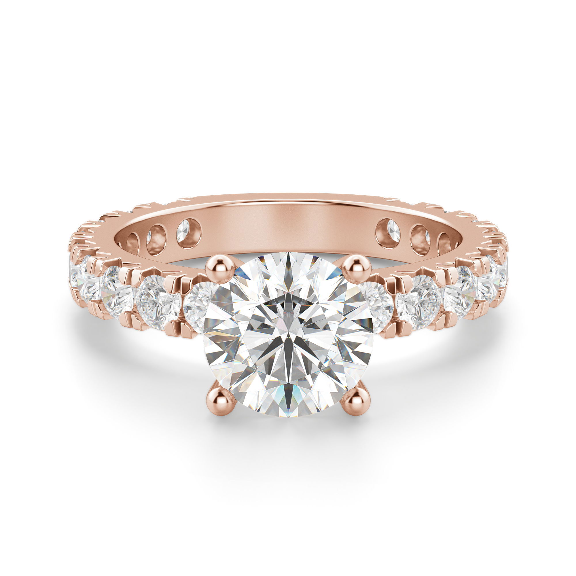 Gwyneth Round Cut Engagement Ring
