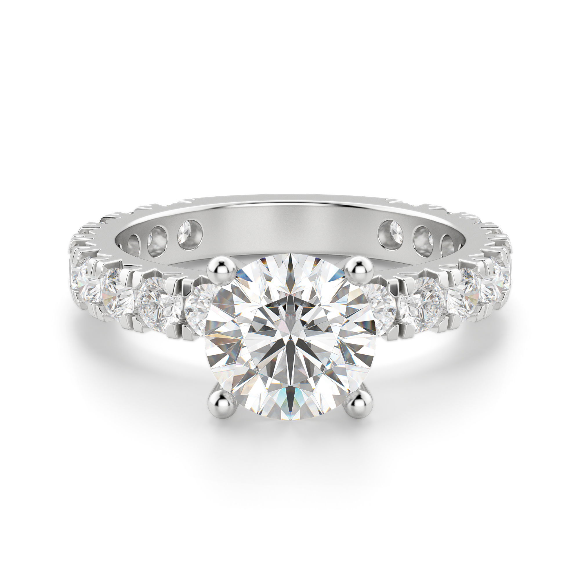 Gwyneth Round Cut Engagement Ring
