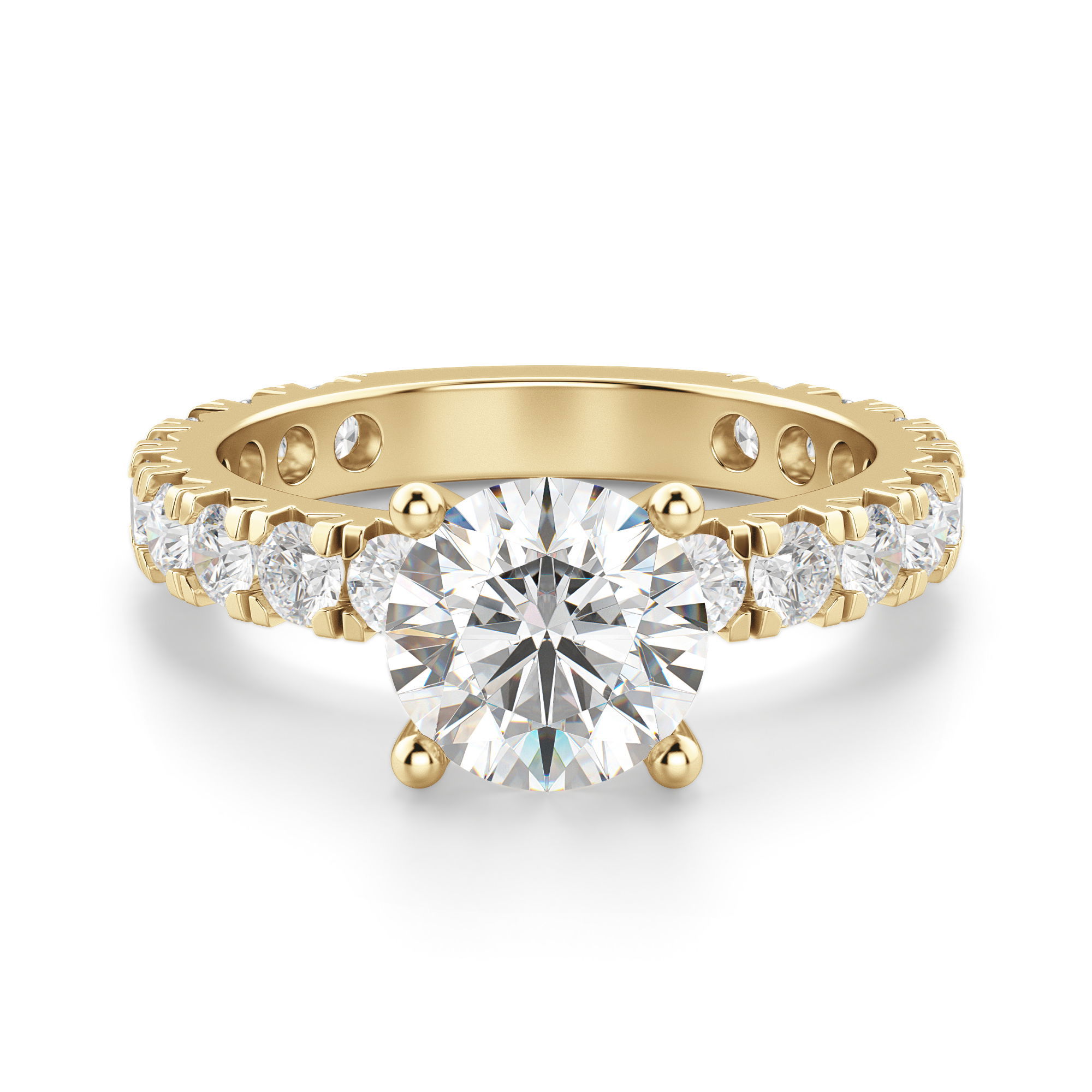 Gwyneth Round Cut Engagement Ring