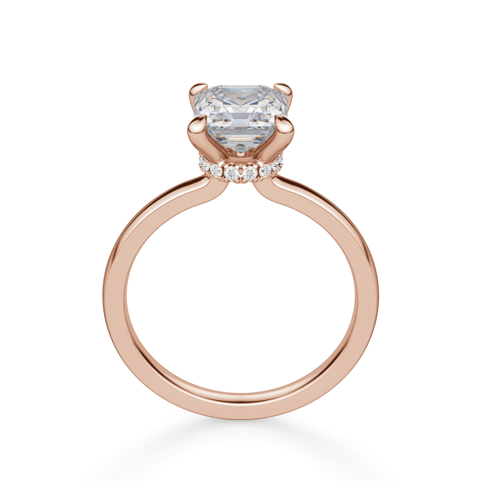 Solstice Asscher Cut Engagement Ring