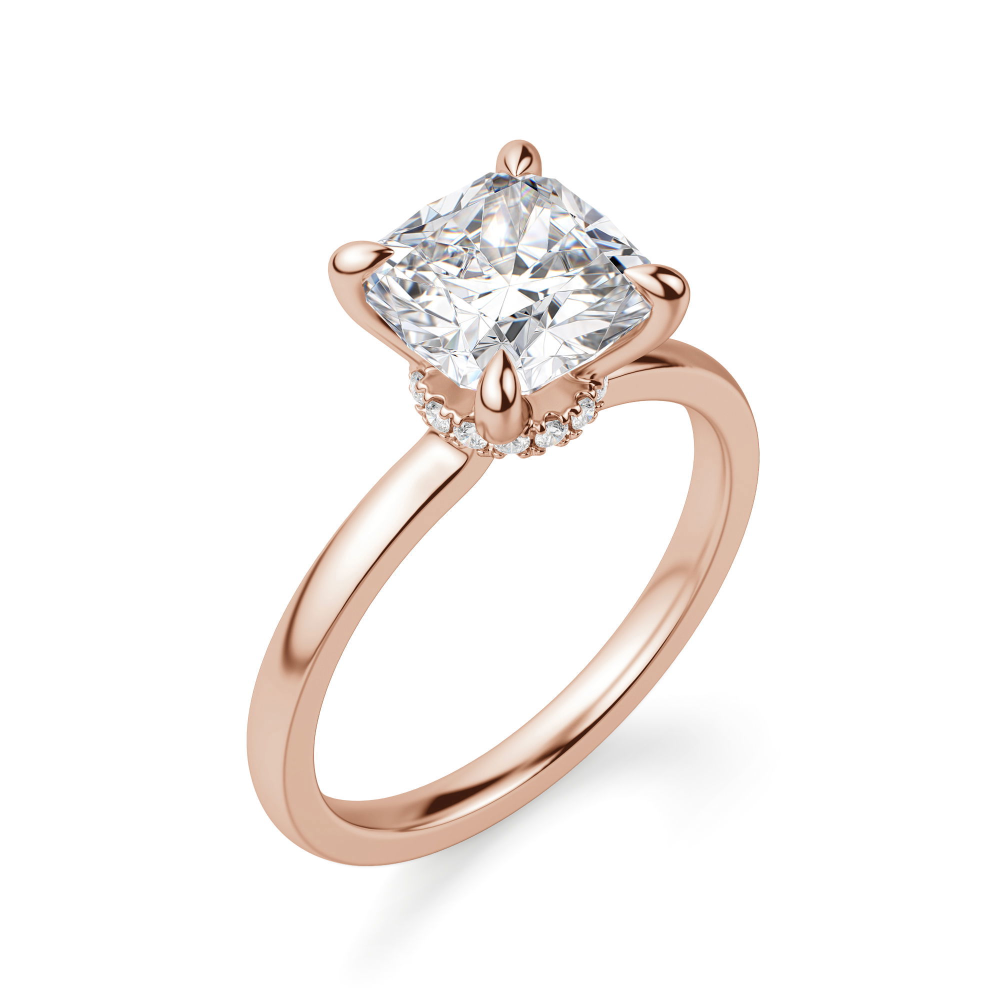 Solstice Cushion Cut Engagement Ring
