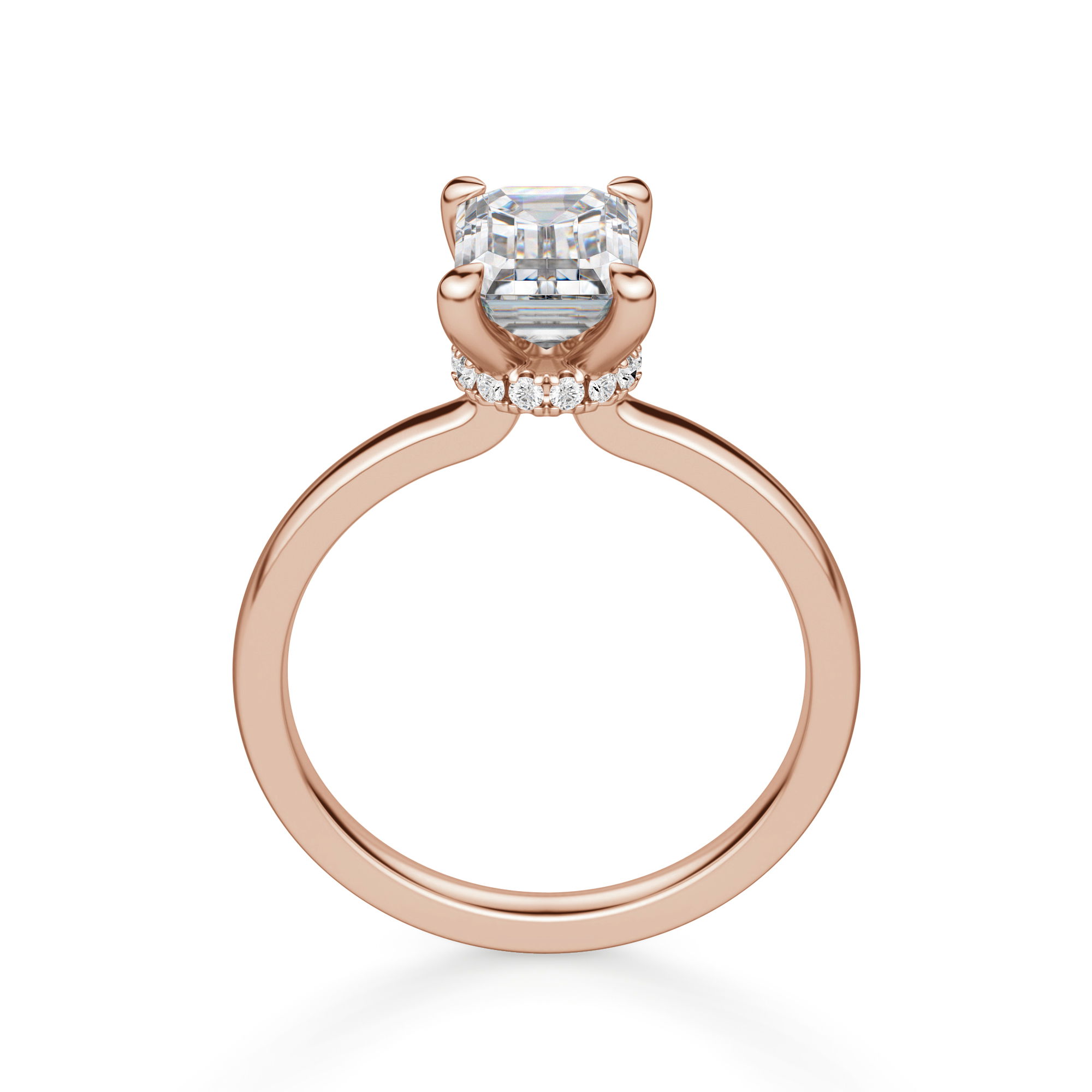 Solstice Emerald Cut Engagement Ring