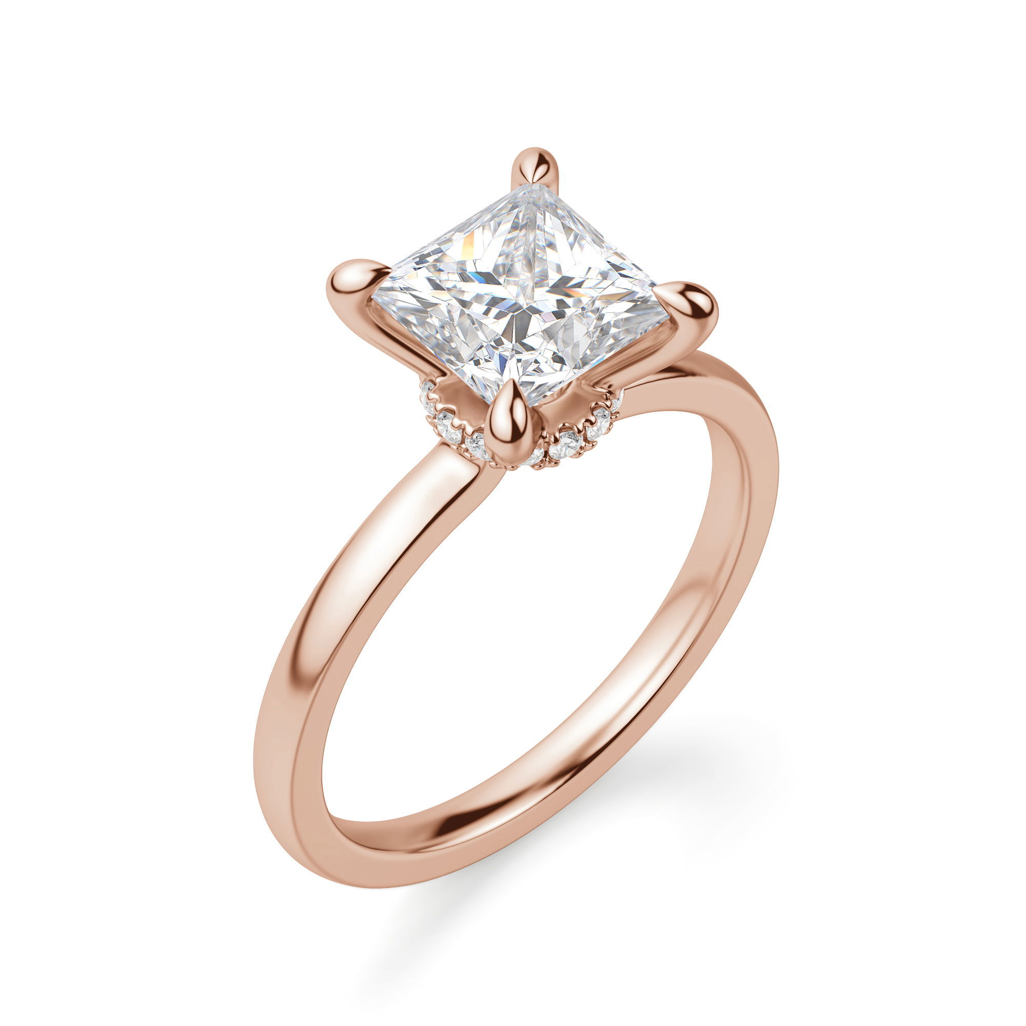Solstice Princess Cut Engagement Ring