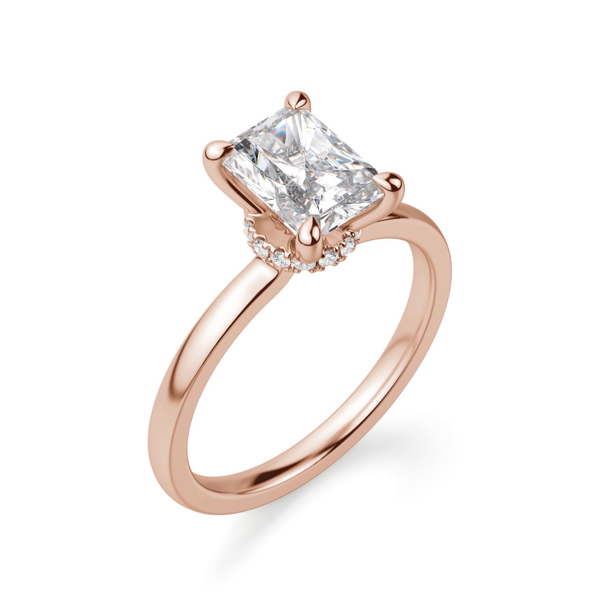 Solstice Radiant Cut Engagement Ring