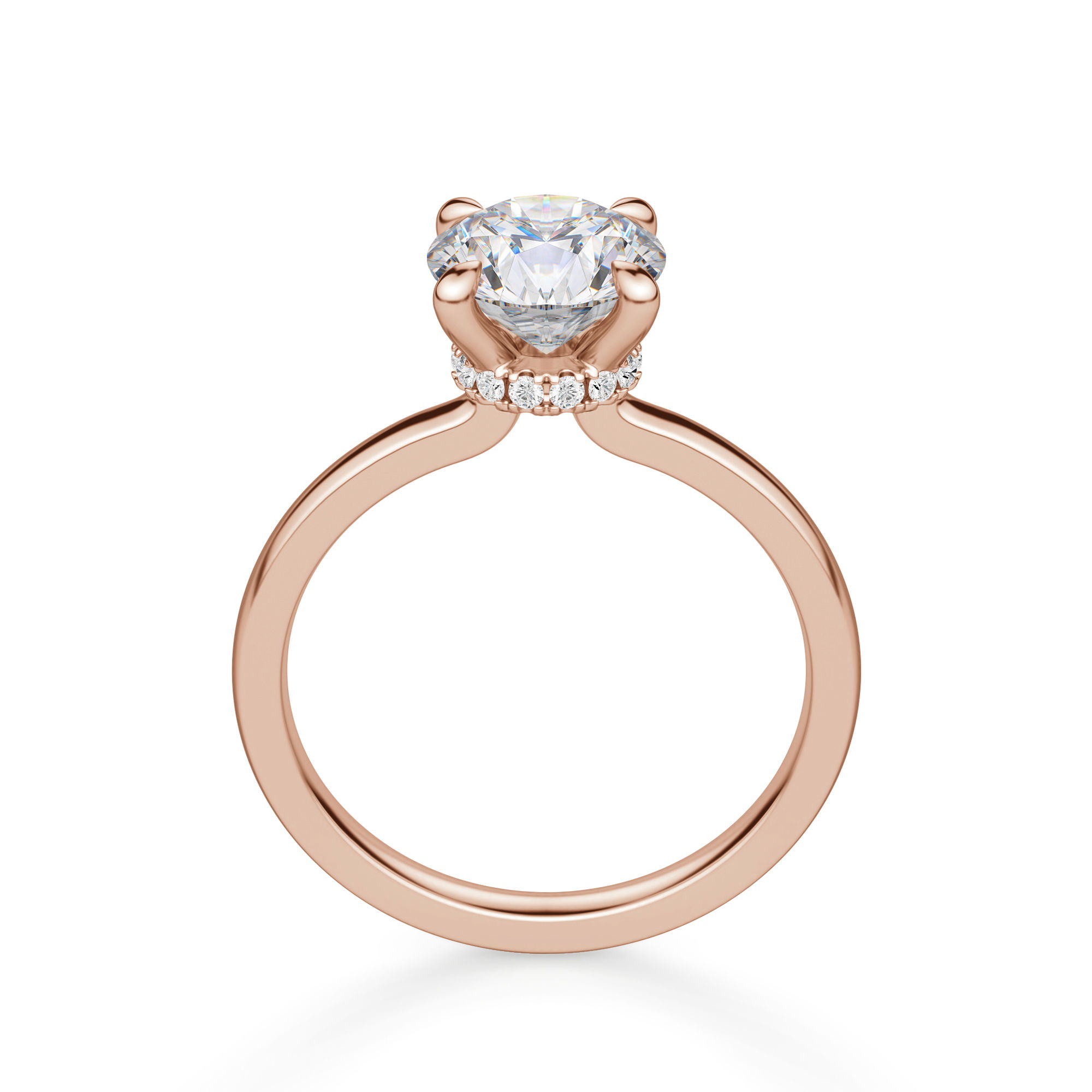 Solstice Round Cut Engagement Ring