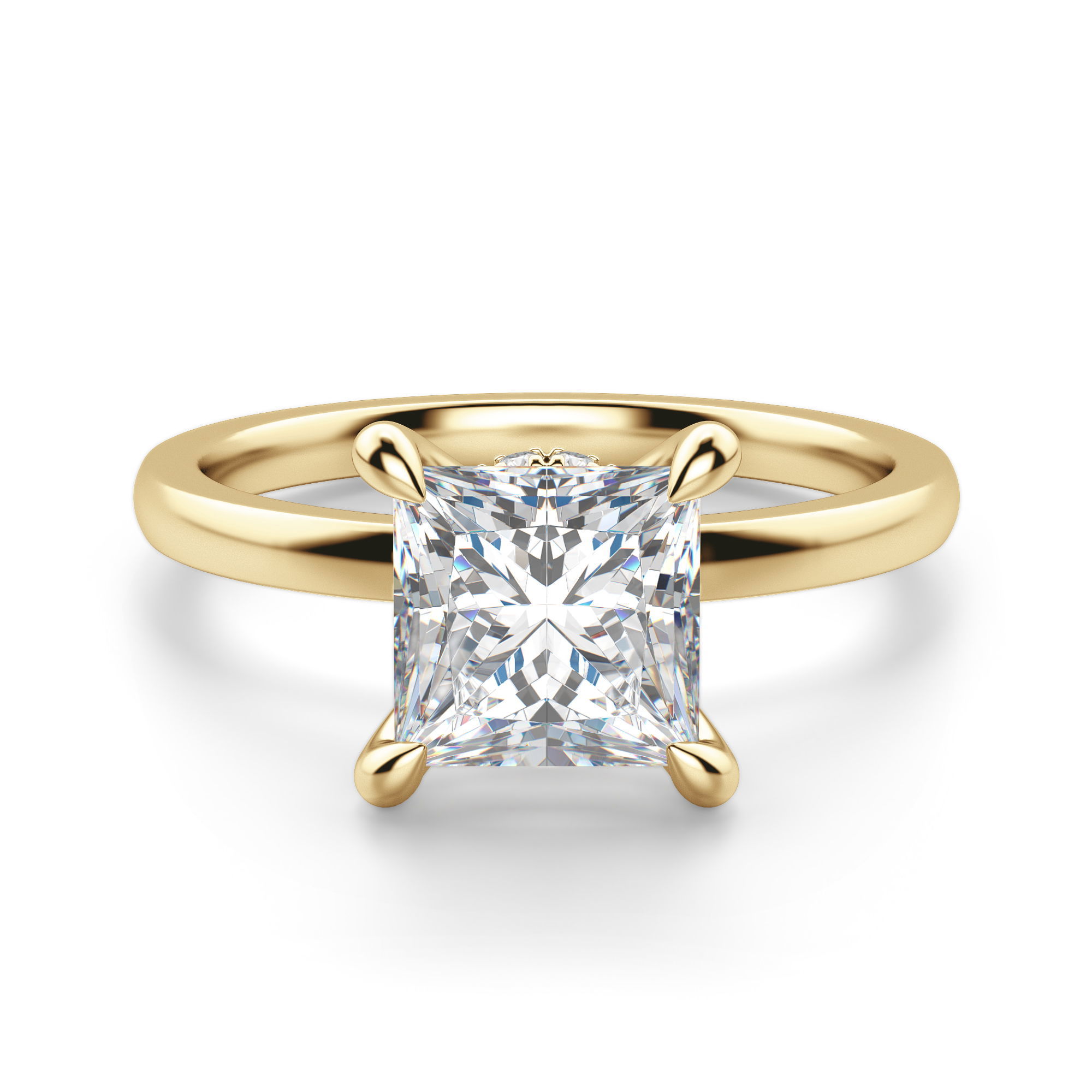 Solstice Princess Cut Engagement Ring