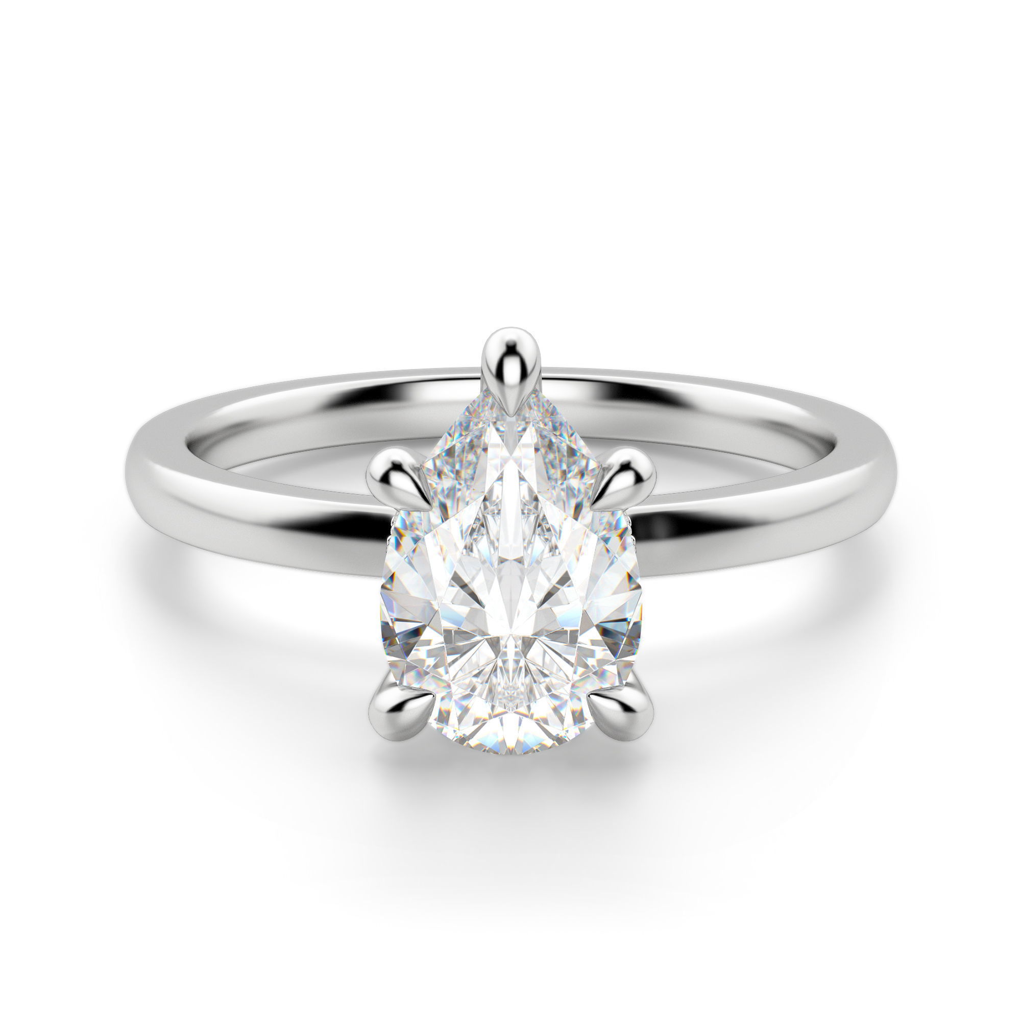 Solstice Pear Cut Engagement Ring