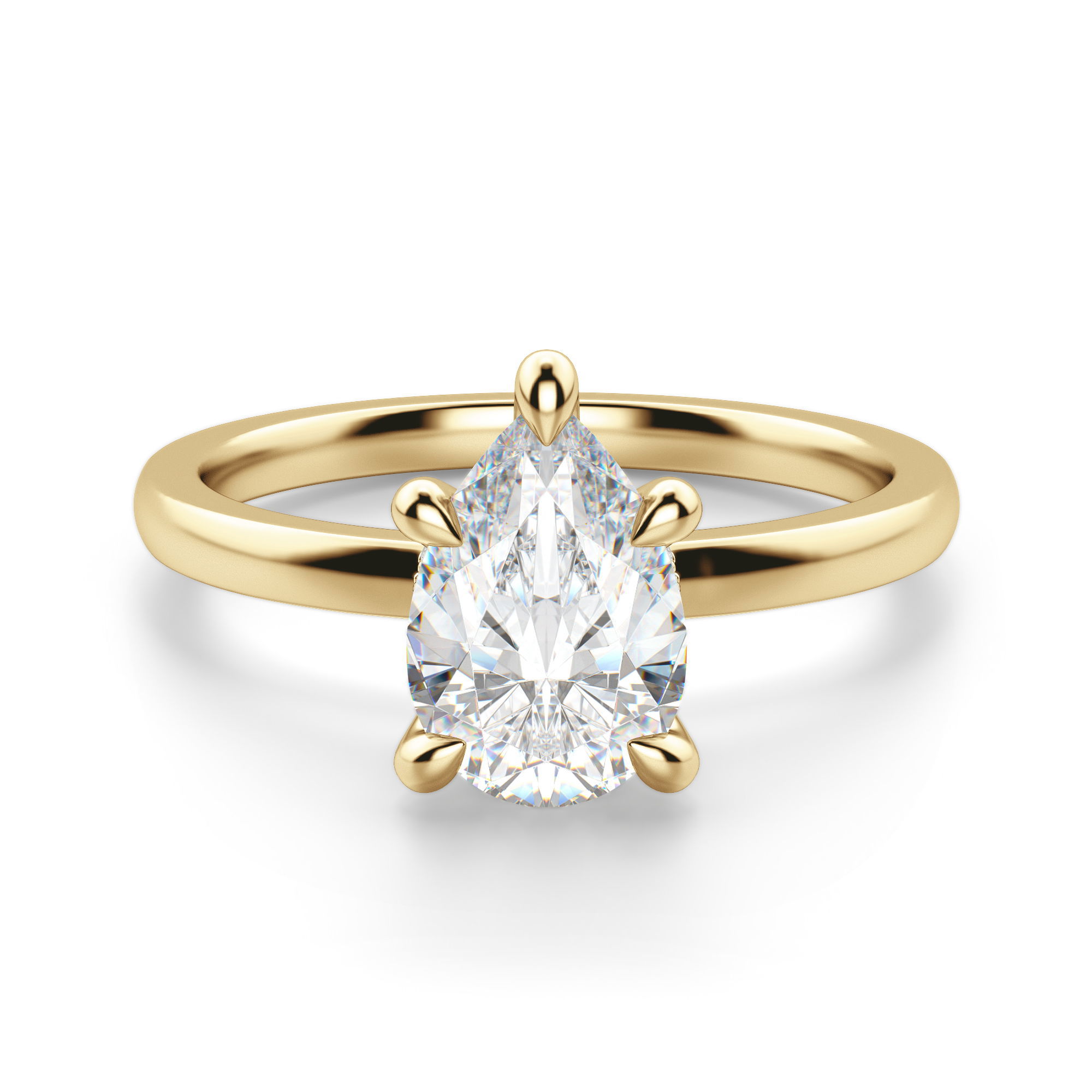 Solstice Pear Cut Engagement Ring