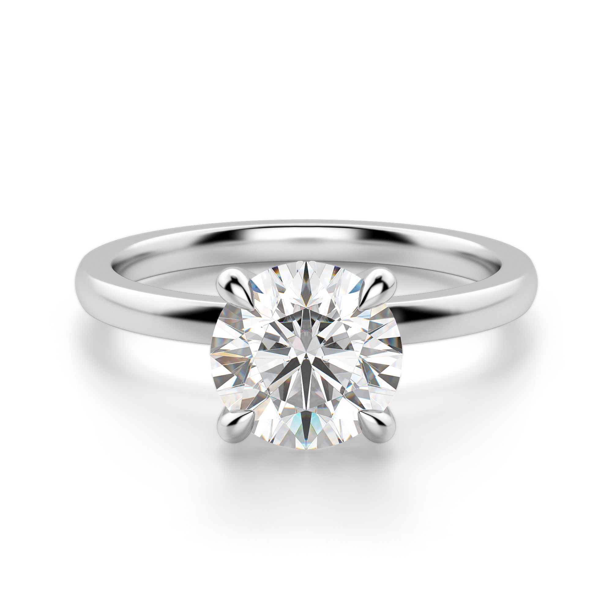 Solstice Round Cut Engagement Ring