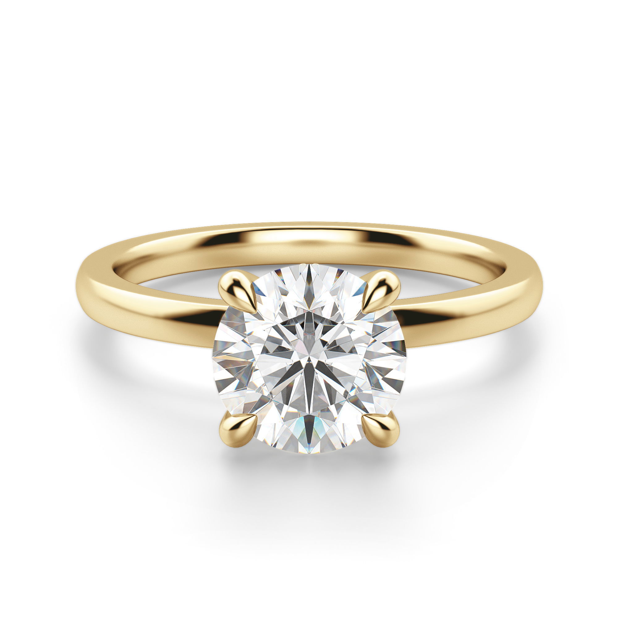Solstice Round Cut Engagement Ring