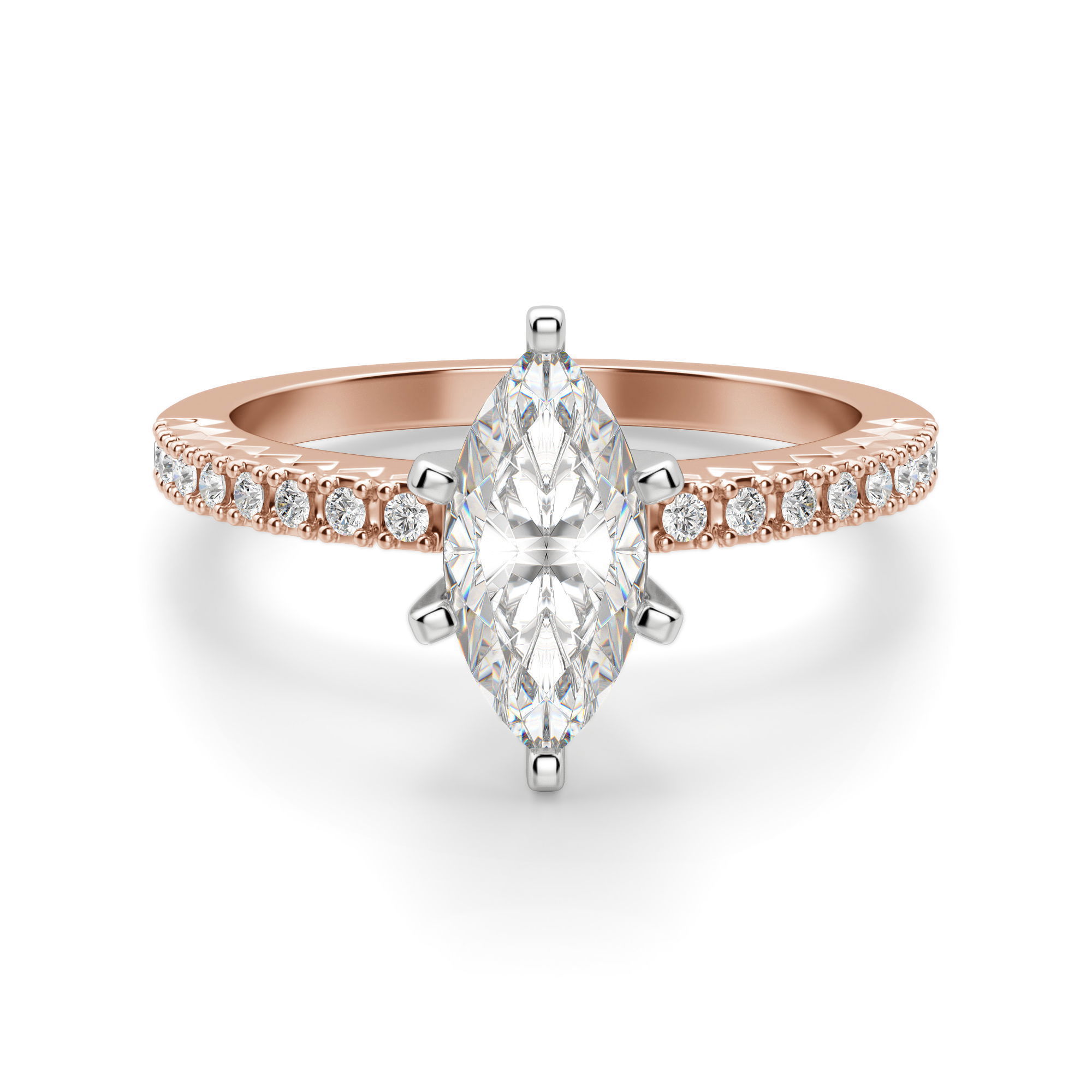 Angelix Marquise Cut Engagement Ring