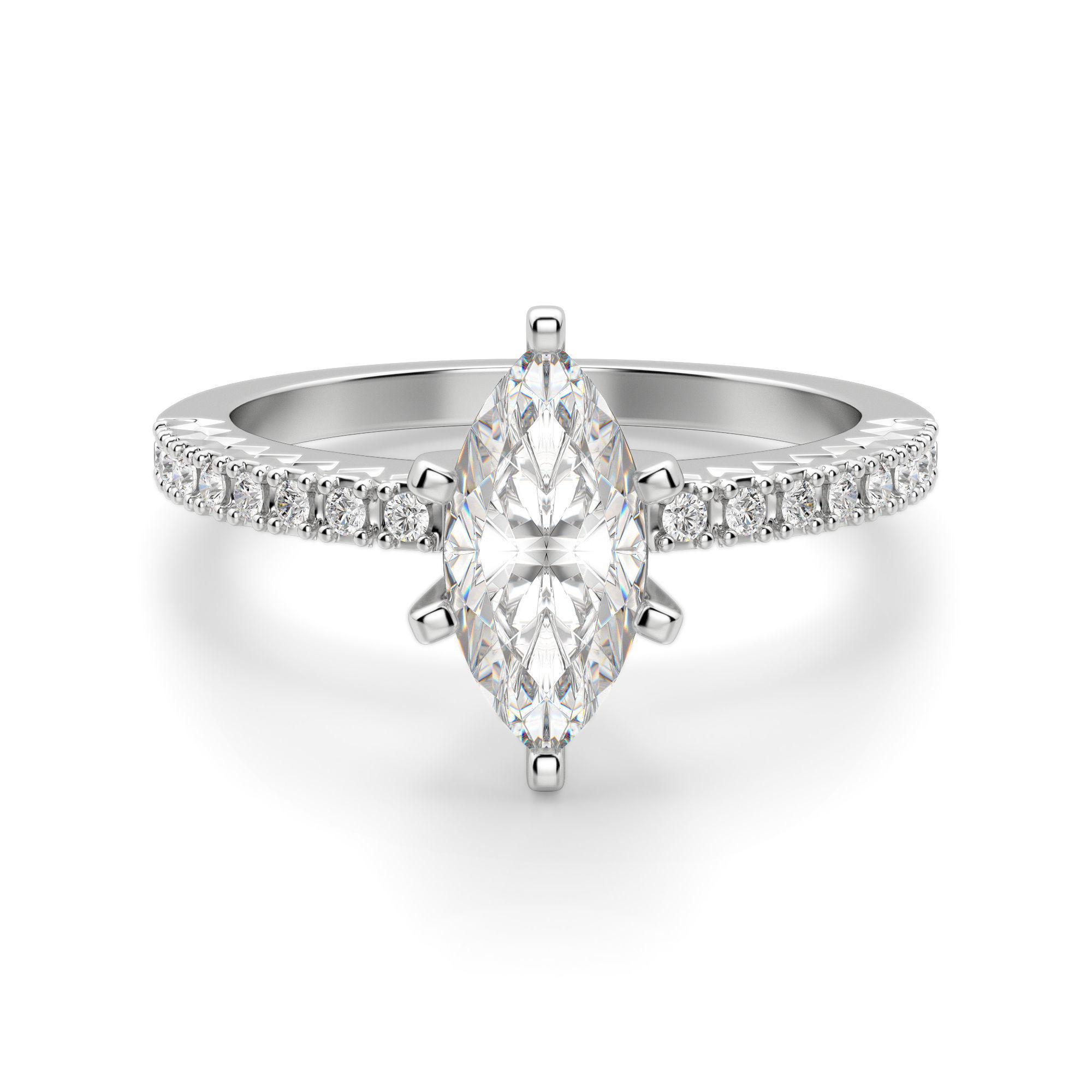 Angelix Marquise Cut Engagement Ring