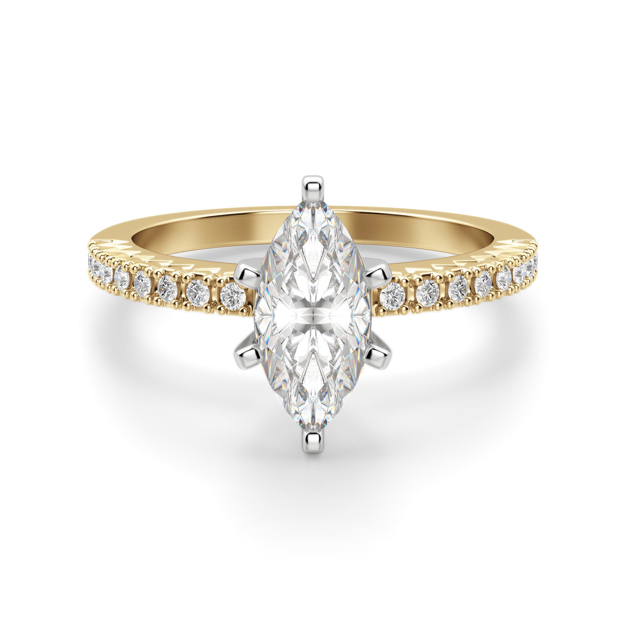 Angelix Marquise Cut Engagement Ring