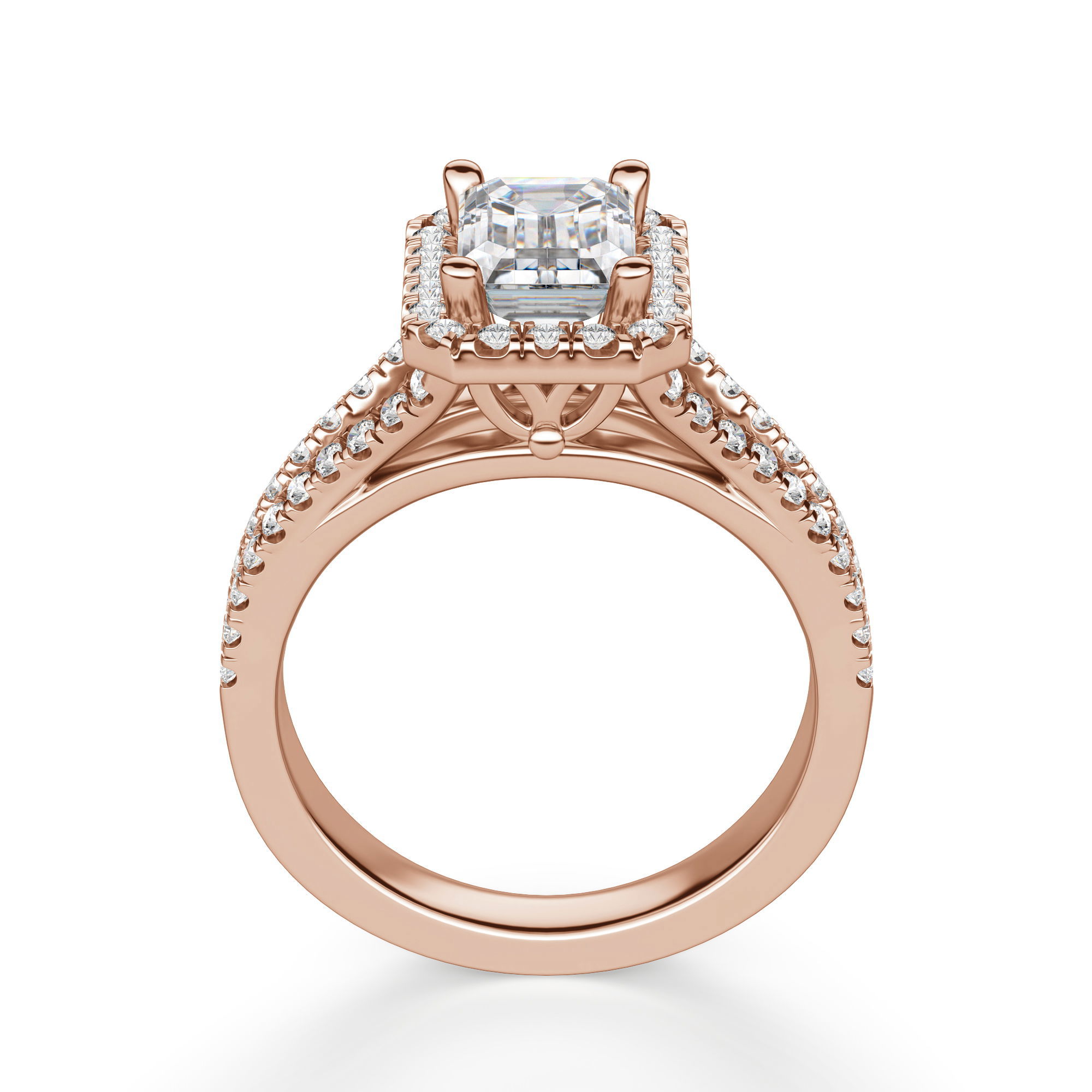 Palm Springs Emerald Cut Engagement Ring