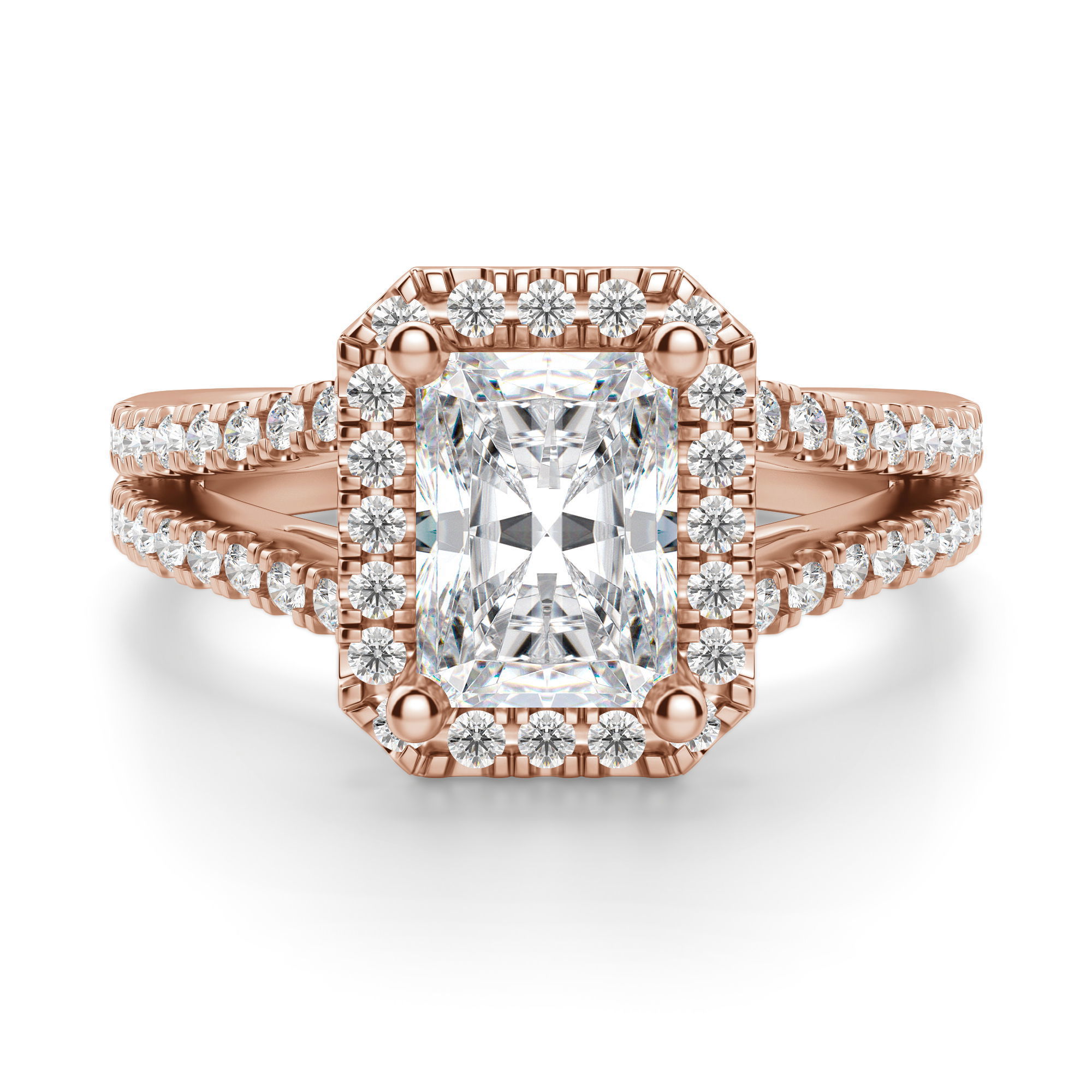 Palm Springs Radiant Cut Engagement Ring