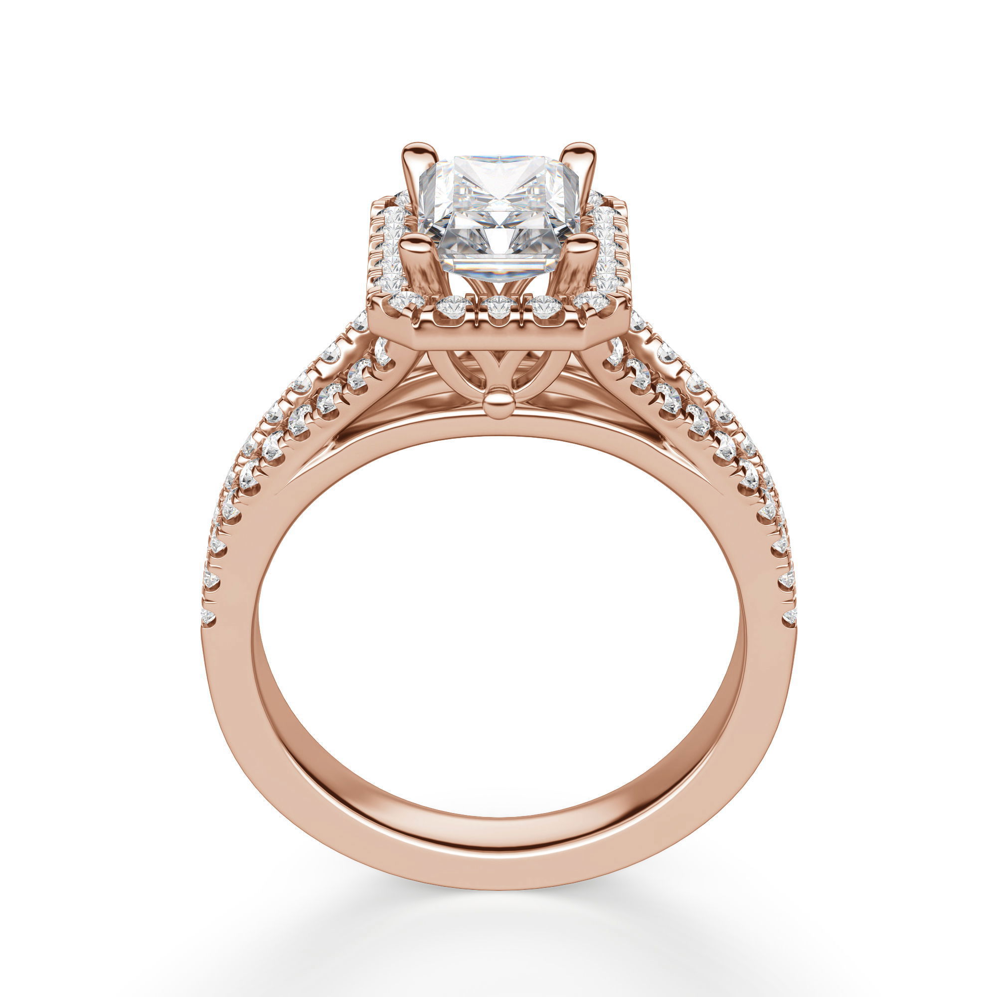 Palm Springs Radiant Cut Engagement Ring
