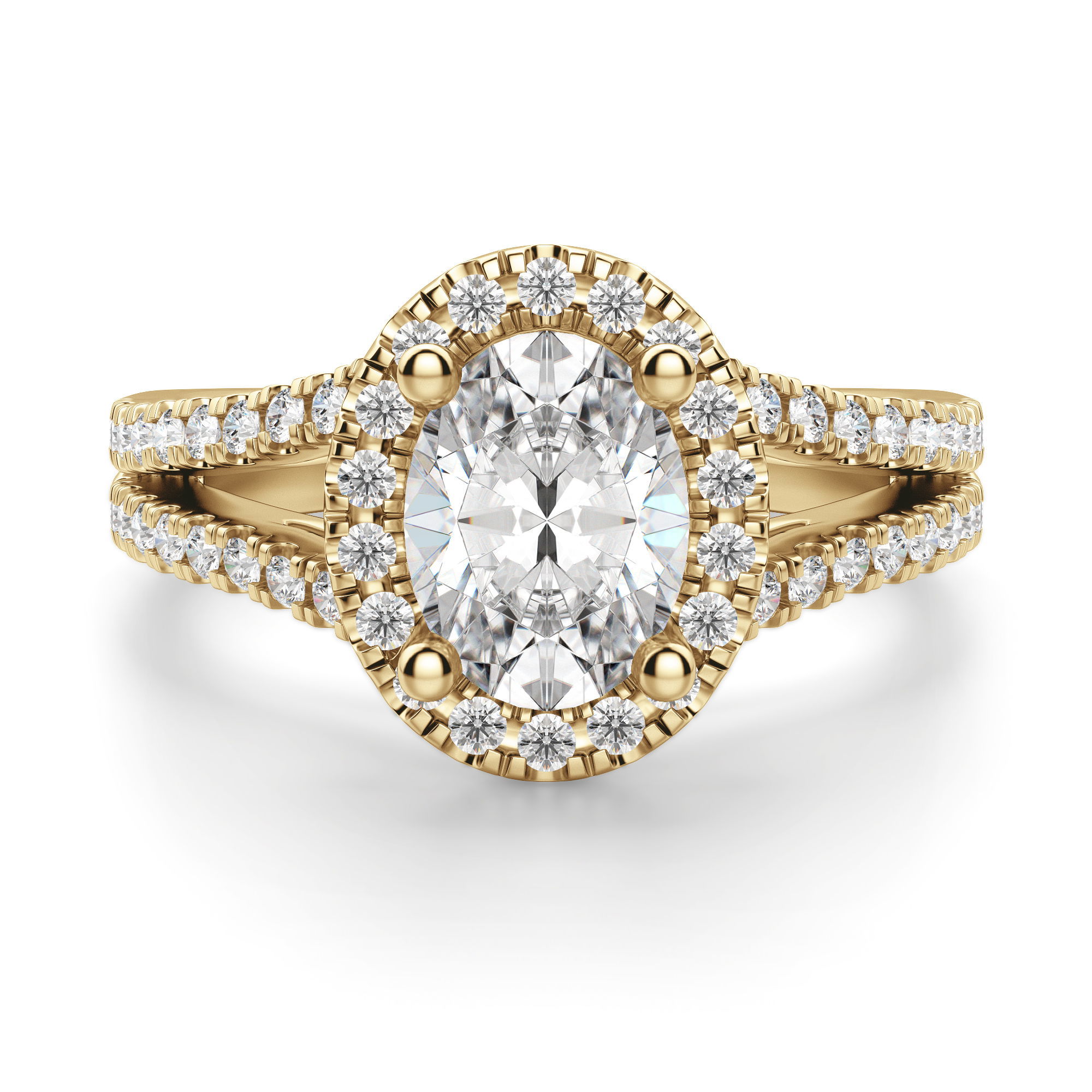 Palm Springs Oval Cut Engagement Ring