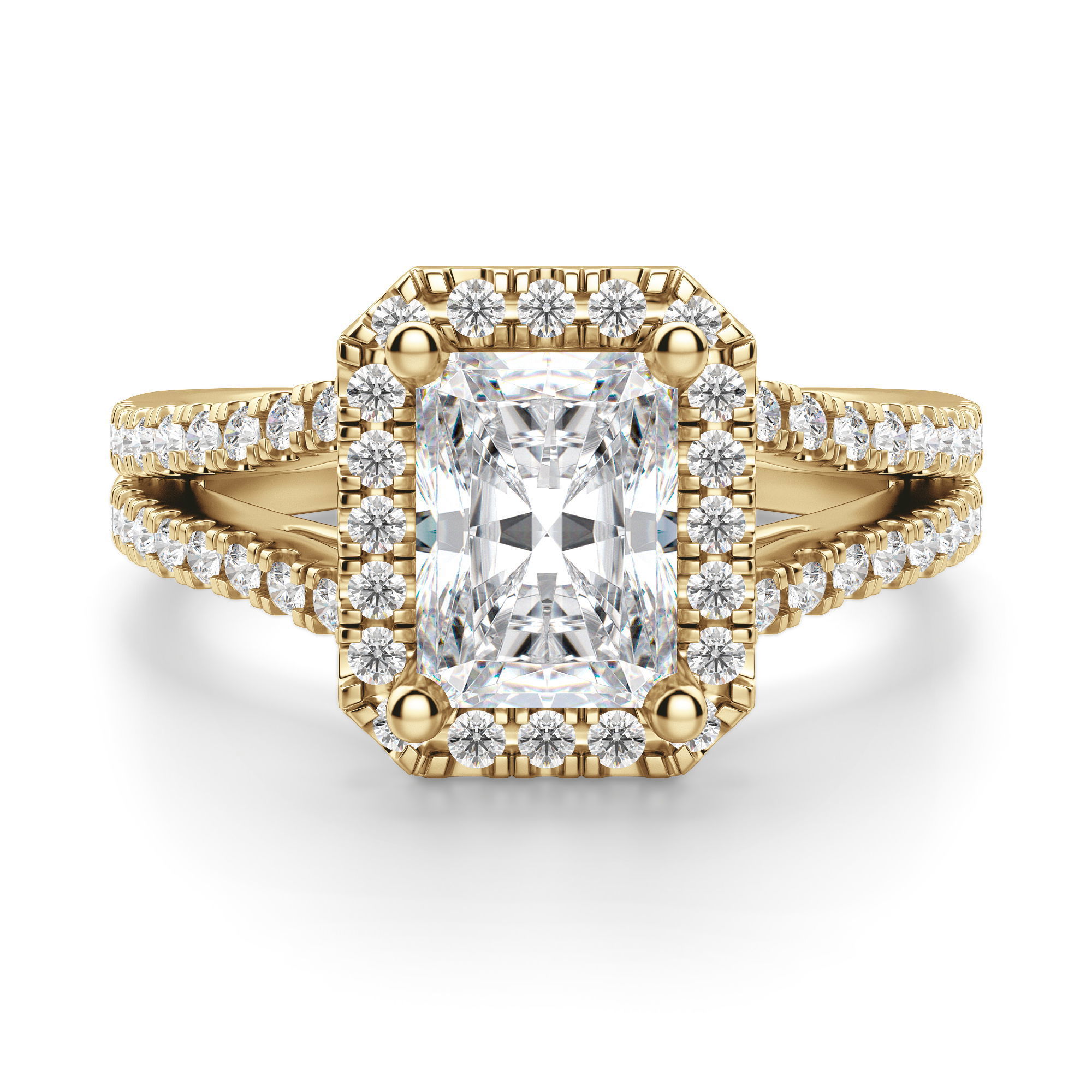 Palm Springs Radiant Cut Engagement Ring