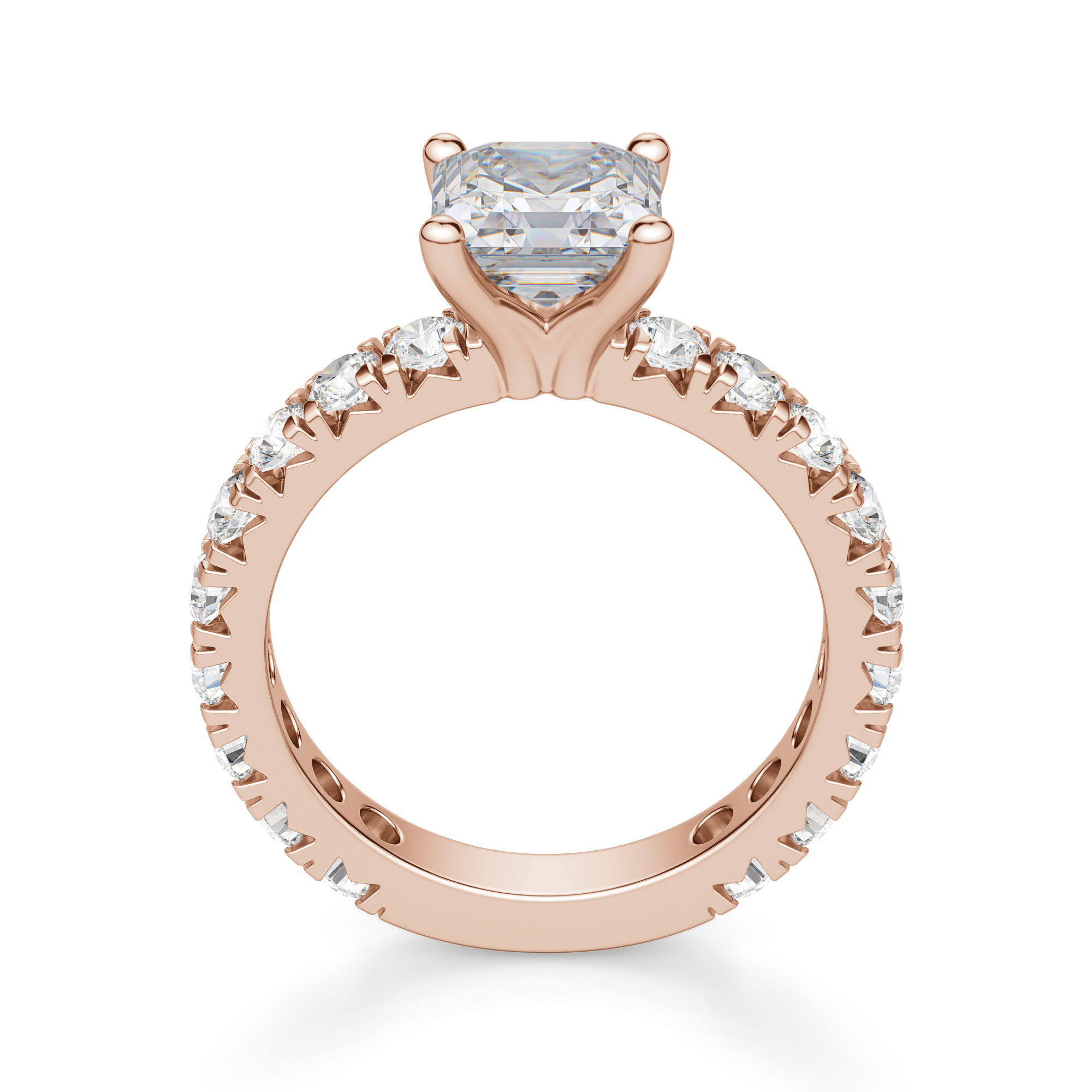 Gwyneth Asscher Cut Engagement Ring
