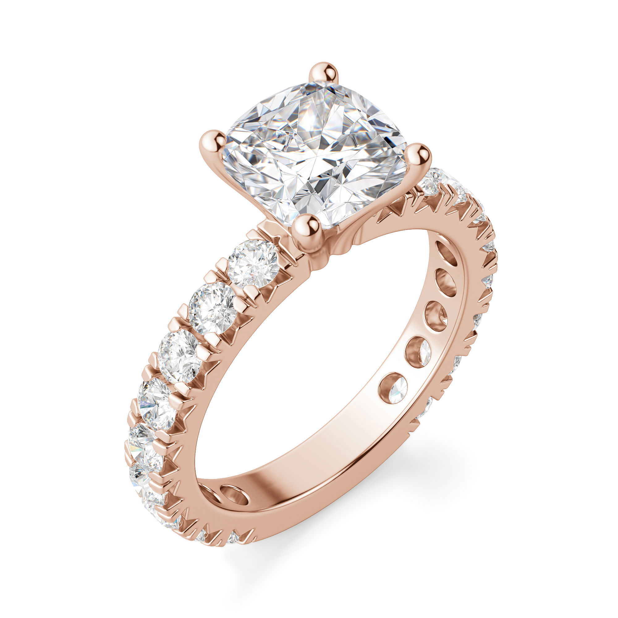 Gwyneth Cushion Cut Engagement Ring