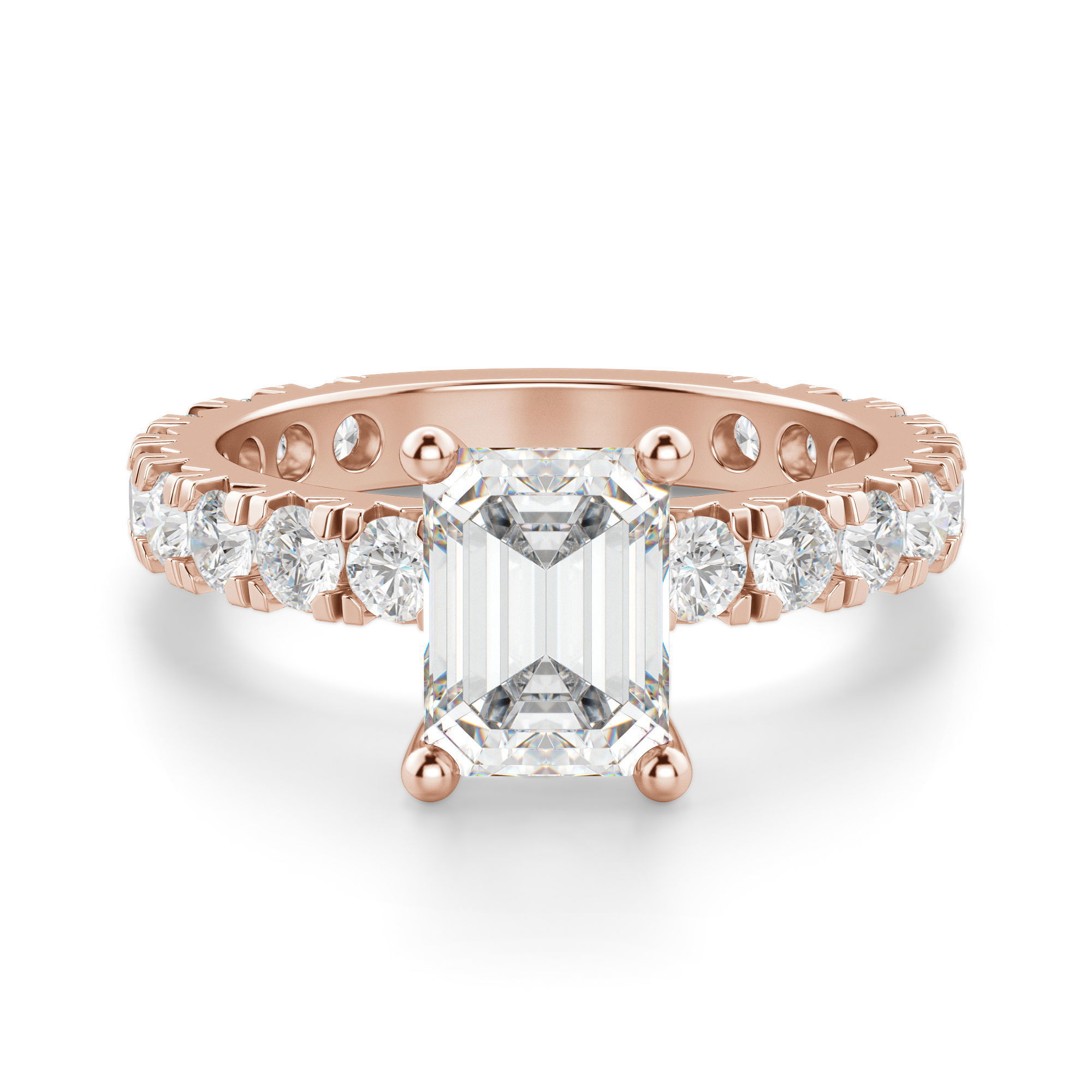 Gwyneth Emerald Cut Engagement Ring