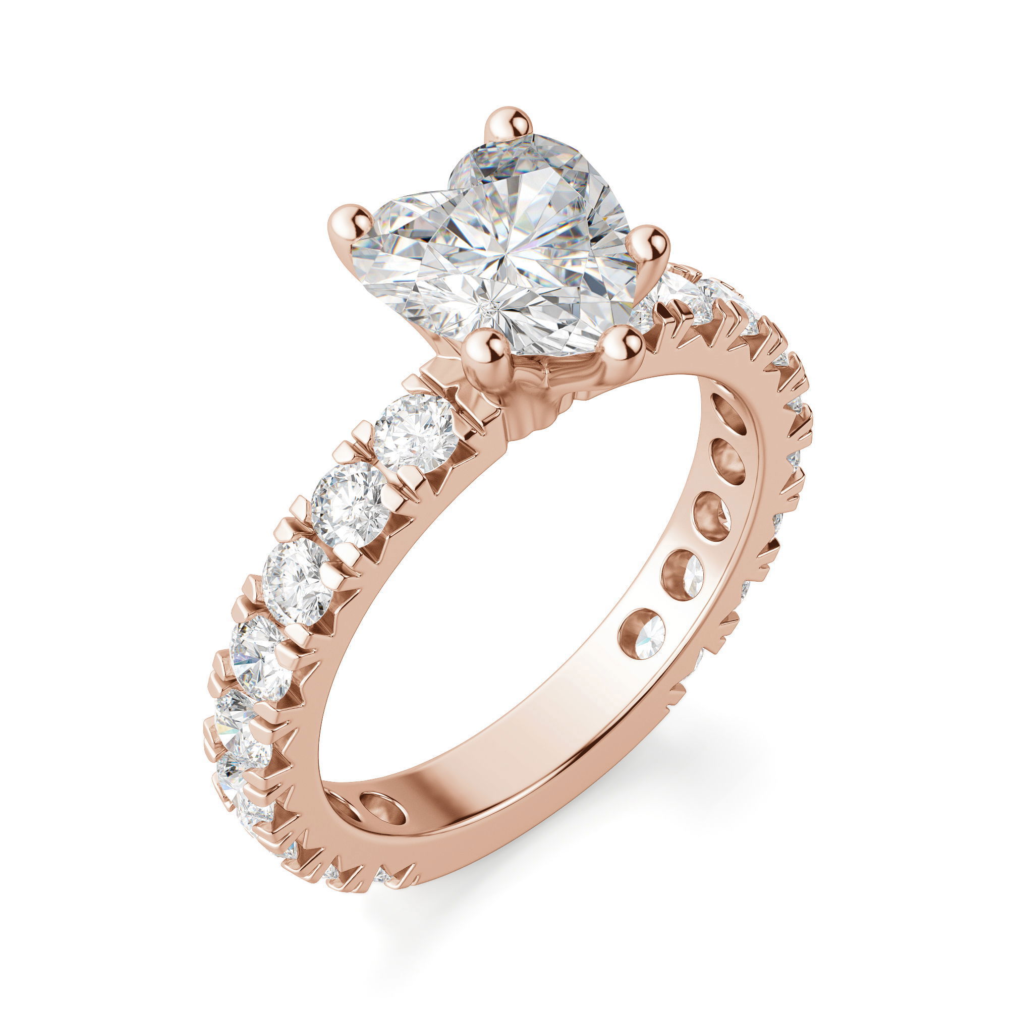 Gwyneth Heart Cut Engagement Ring