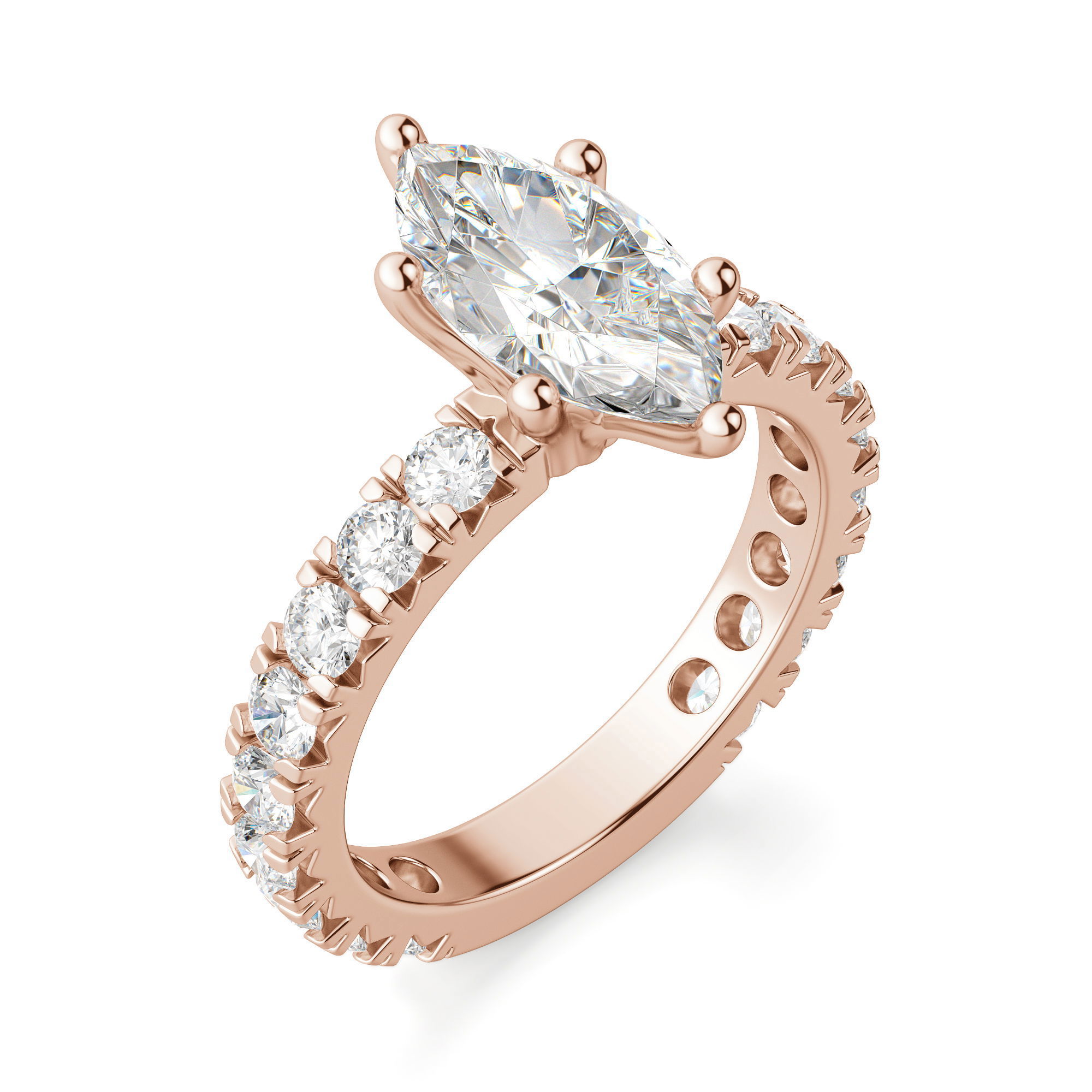 Gwyneth Marquise Cut Engagement Ring