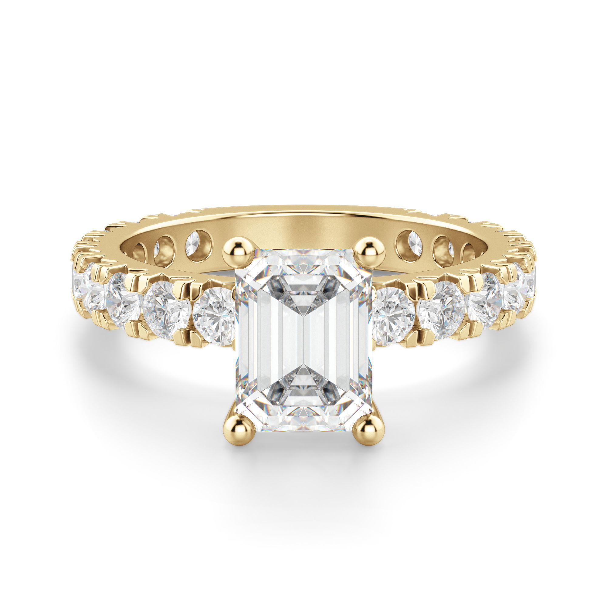 Gwyneth Emerald Cut Engagement Ring