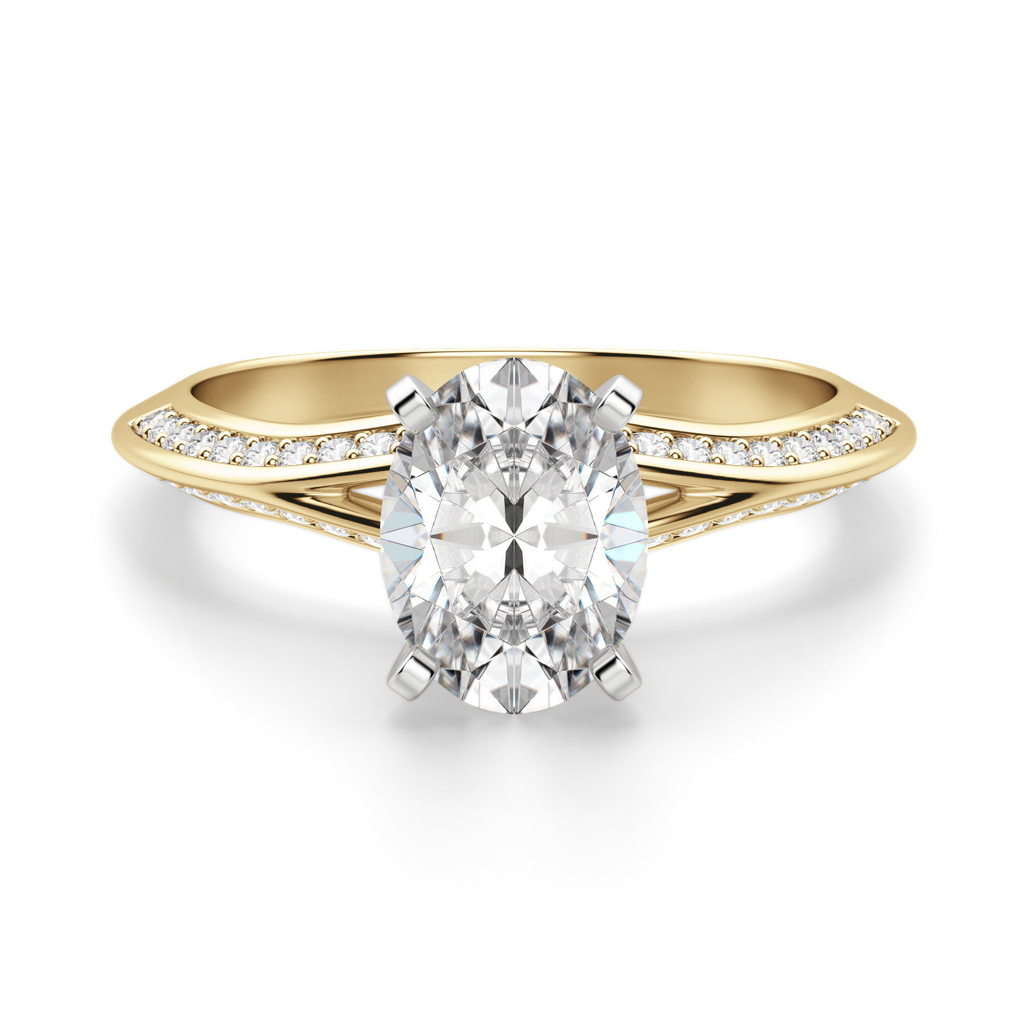 Irene Oval Cut Engagement Ring