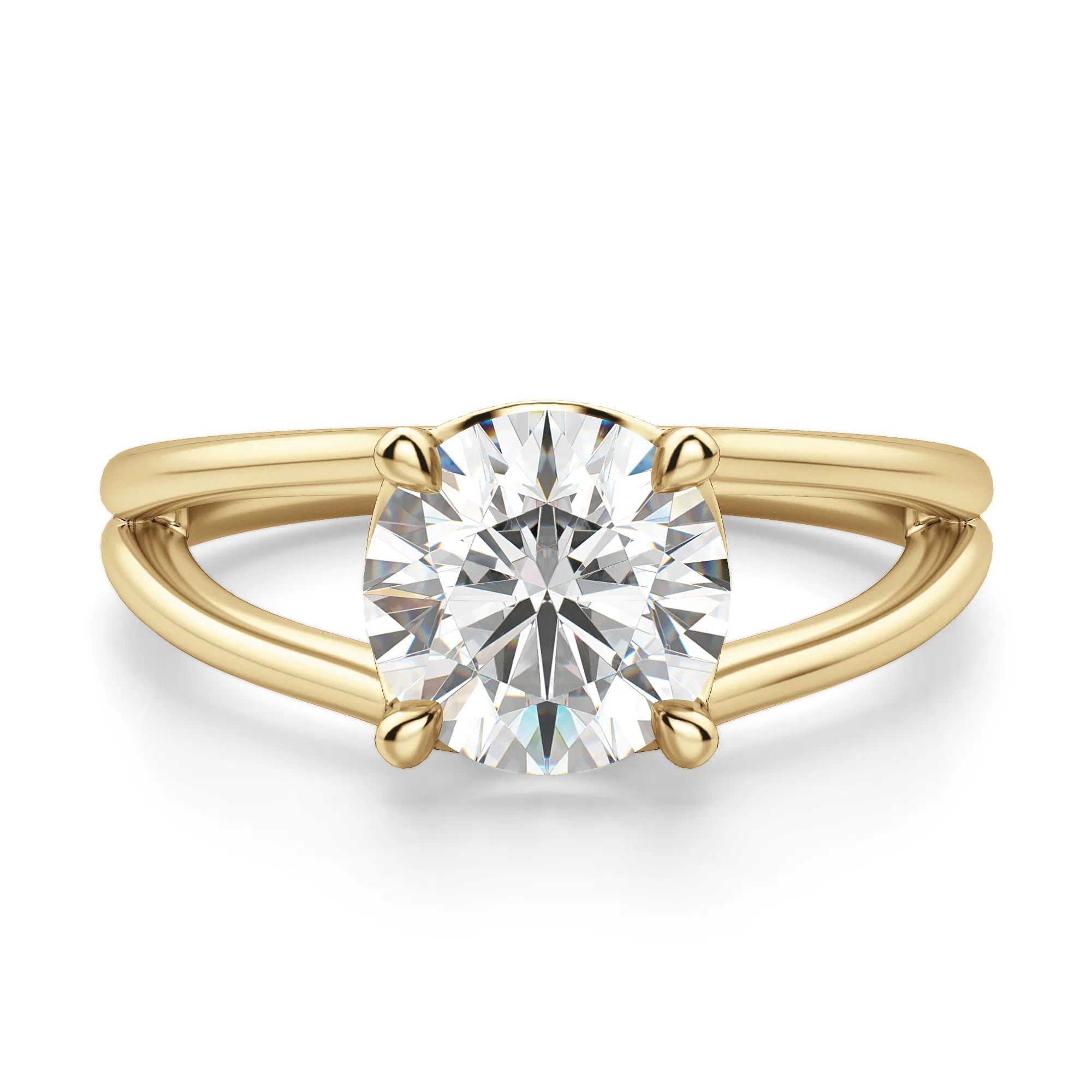 The Elan Round Cut Engagement Ring