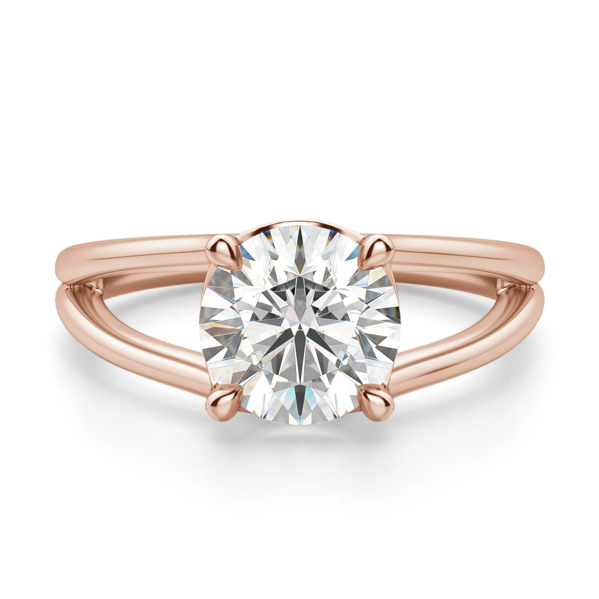 The Elan Round Cut Engagement Ring