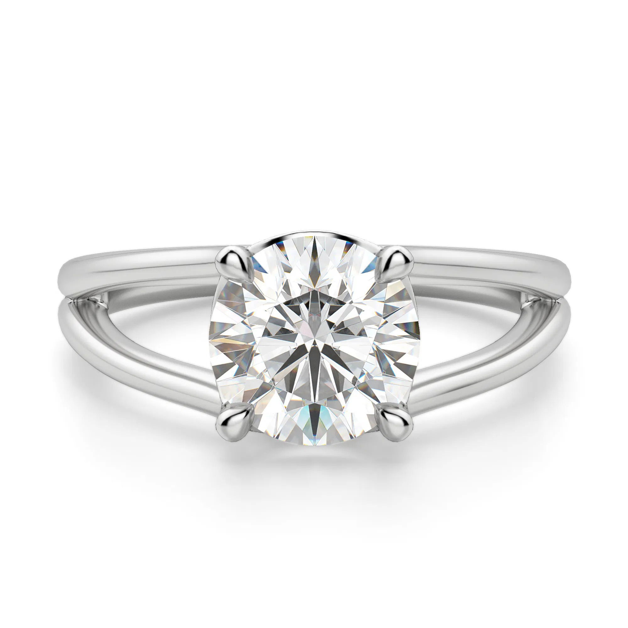 The Elan Round Cut Engagement Ring