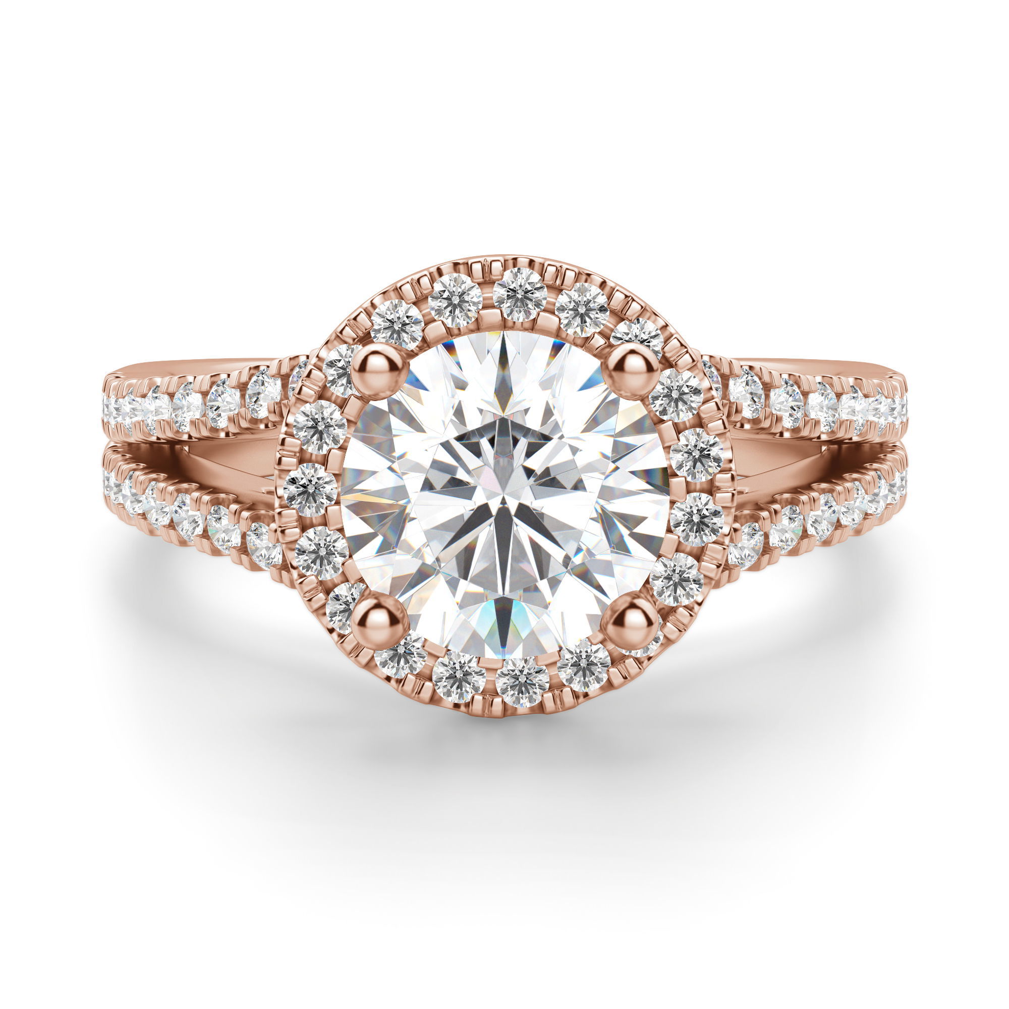 Palm Springs Round Cut Engagement Ring