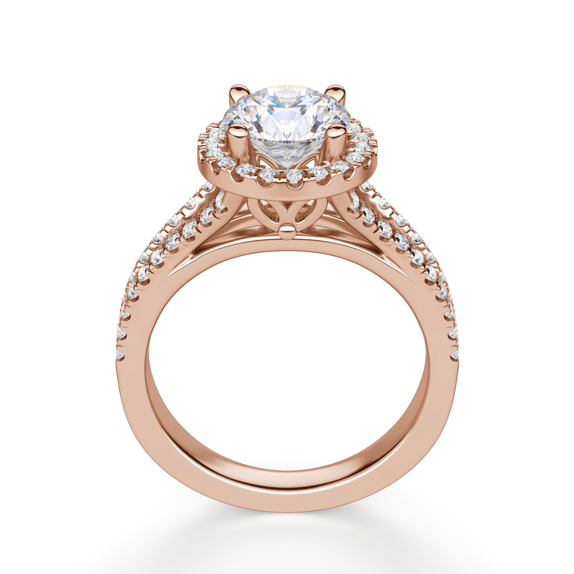 Palm Springs Round Cut Engagement Ring