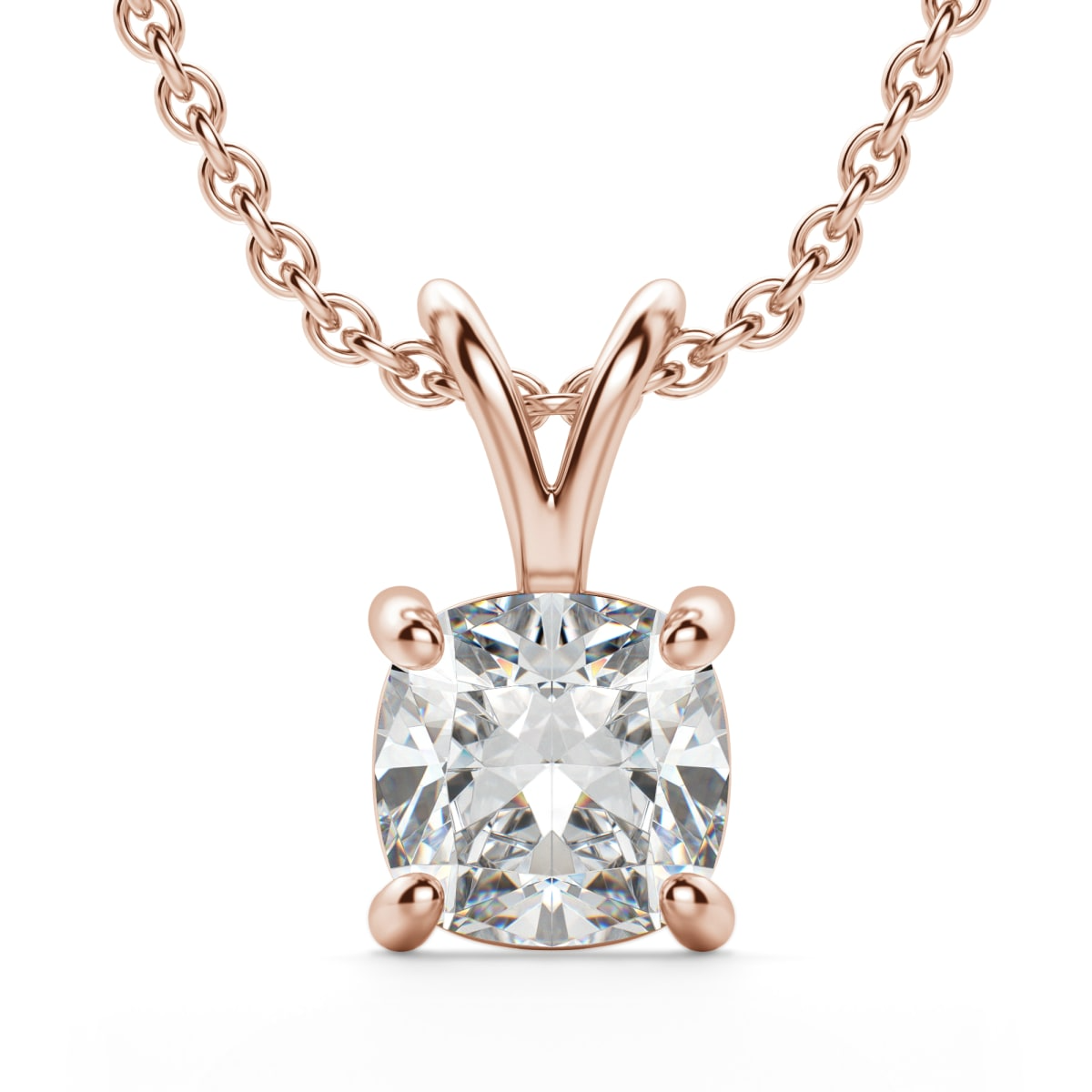 Basket Set Cushion Cut Pendant